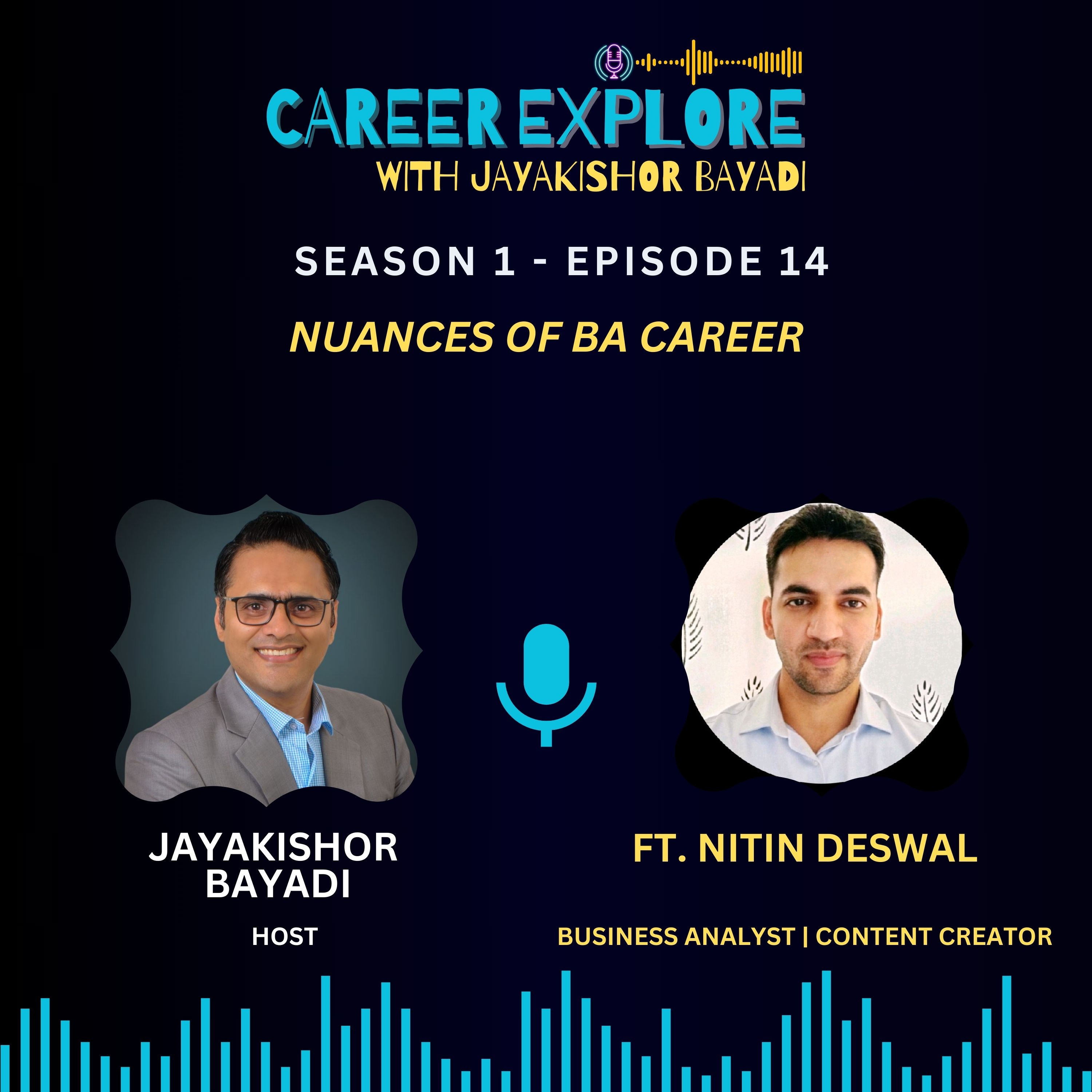 Career Explore With Jayakishor Bayadi