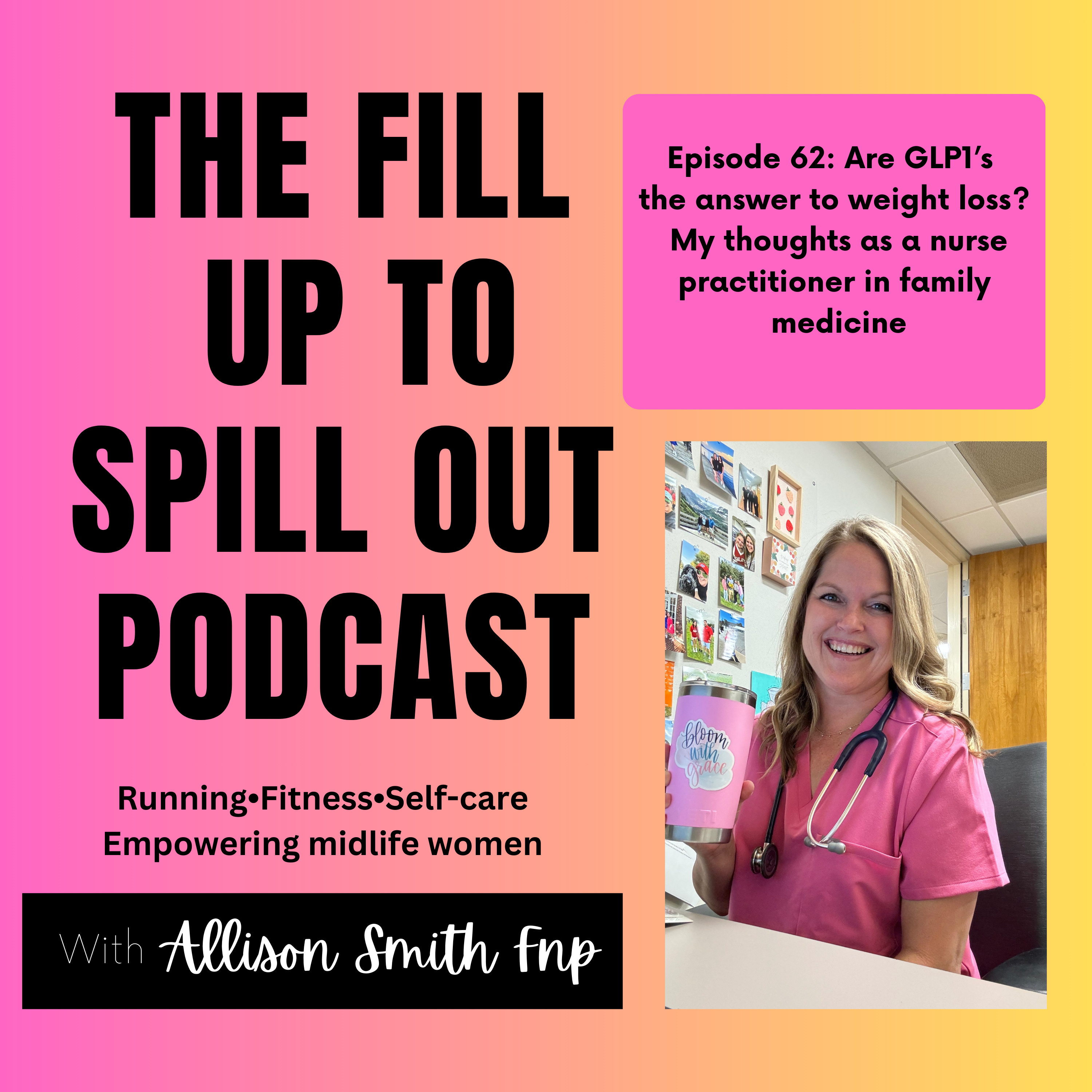 Ep 62: Are GLP1's the answer to weight loss? My thoughts as a nurse practitioner in family medicine episode artwork