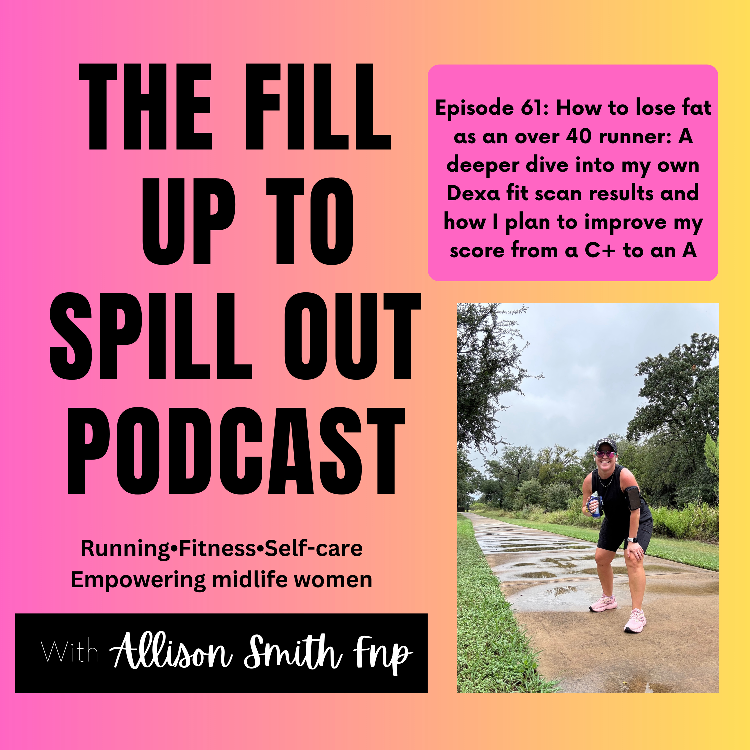 Ep 61: How to lose fat as an over 40 runner: A deeper dive into my own DEXA fit scan results and how I plan to improve my score from a C+ to an A
