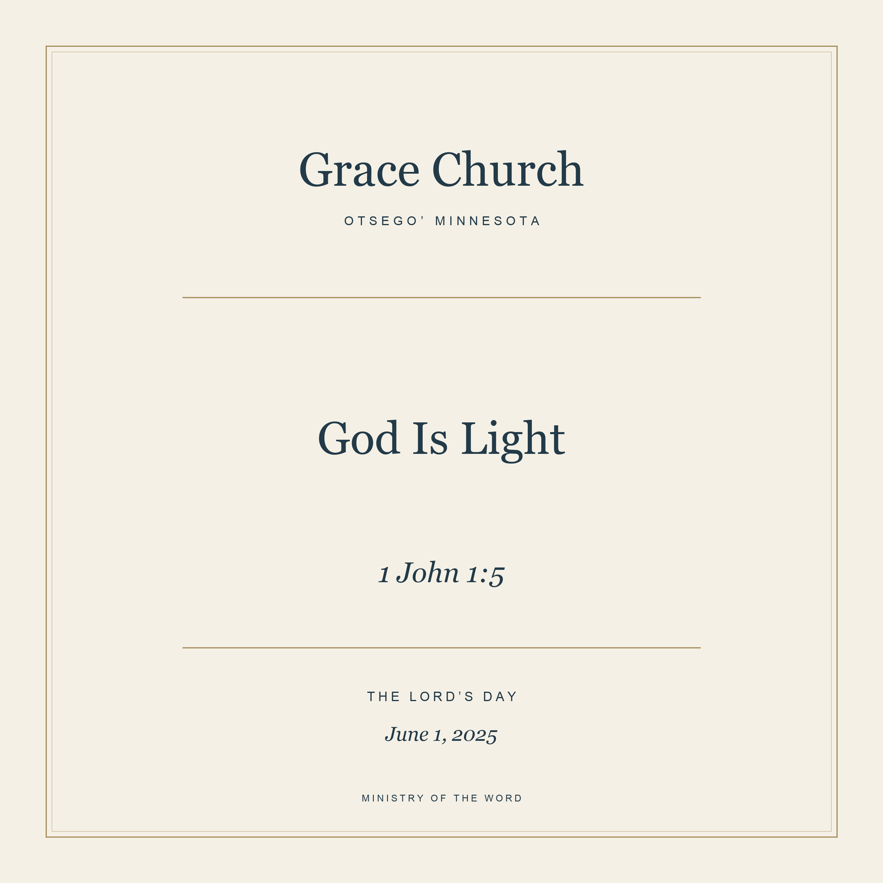 1 John 1:5: God Is Light episode artwork