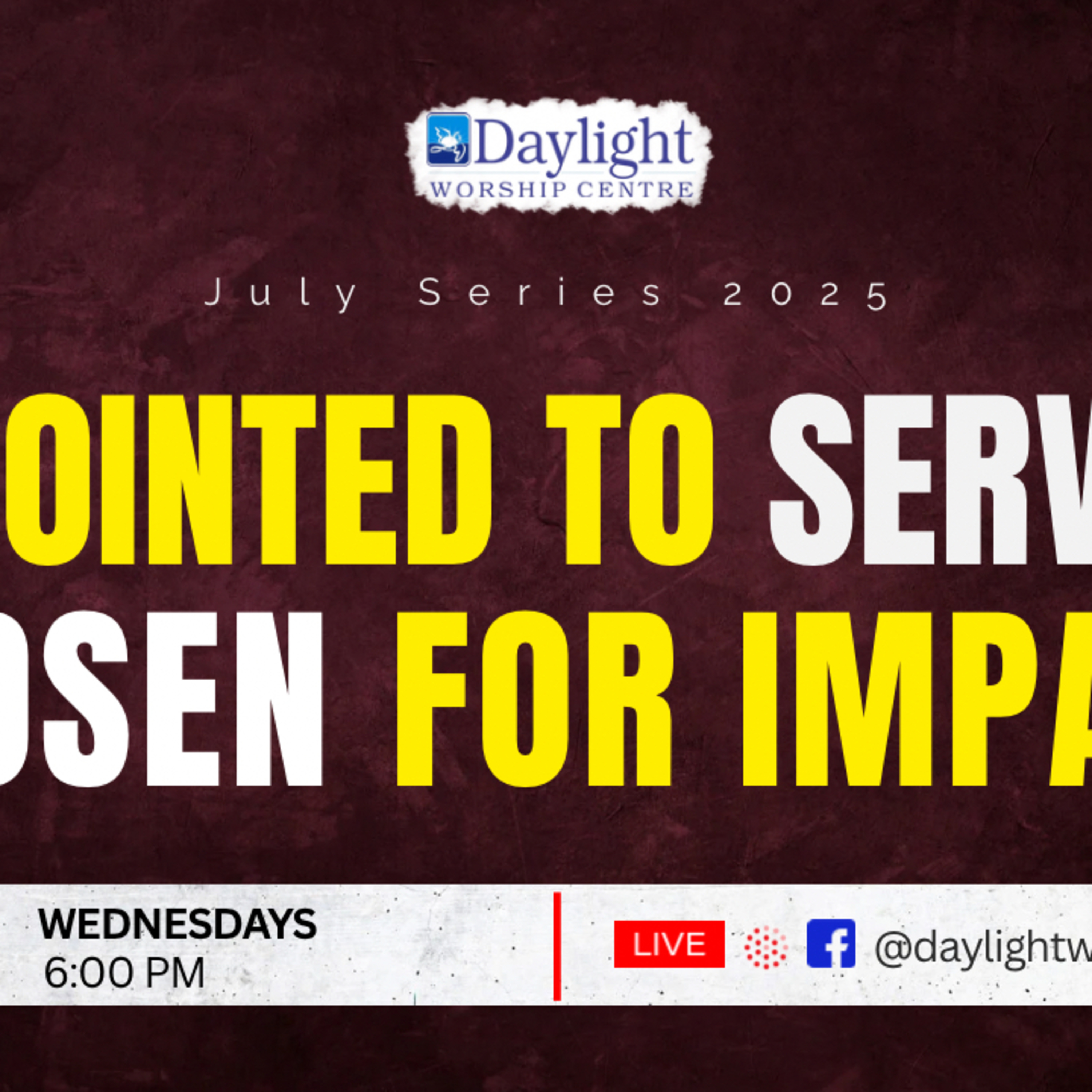 ANOINTED TO SERVE,CREATED FOR IMPACT PT4 episode artwork