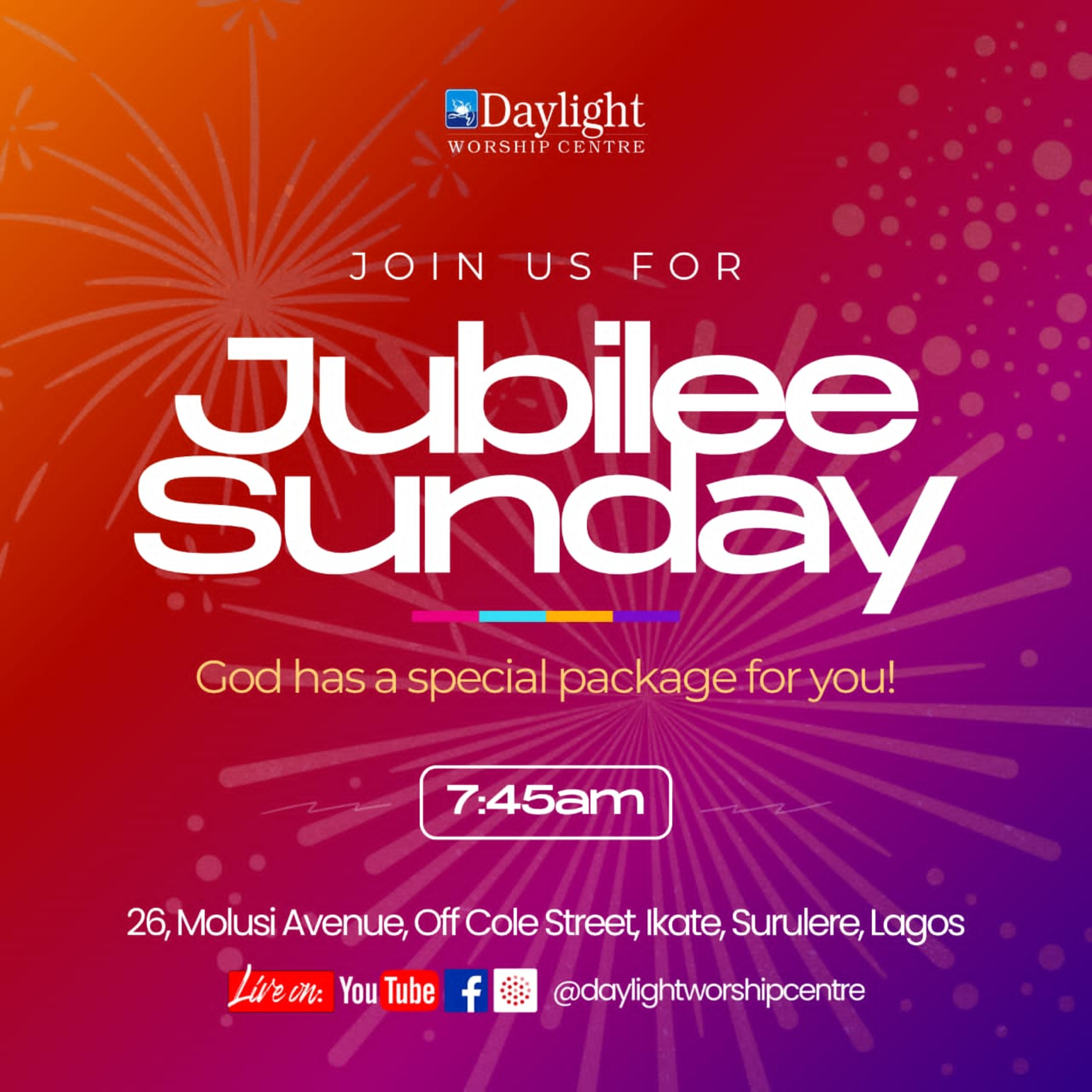 JUBILEE SERVICE || 19 10 25 episode artwork