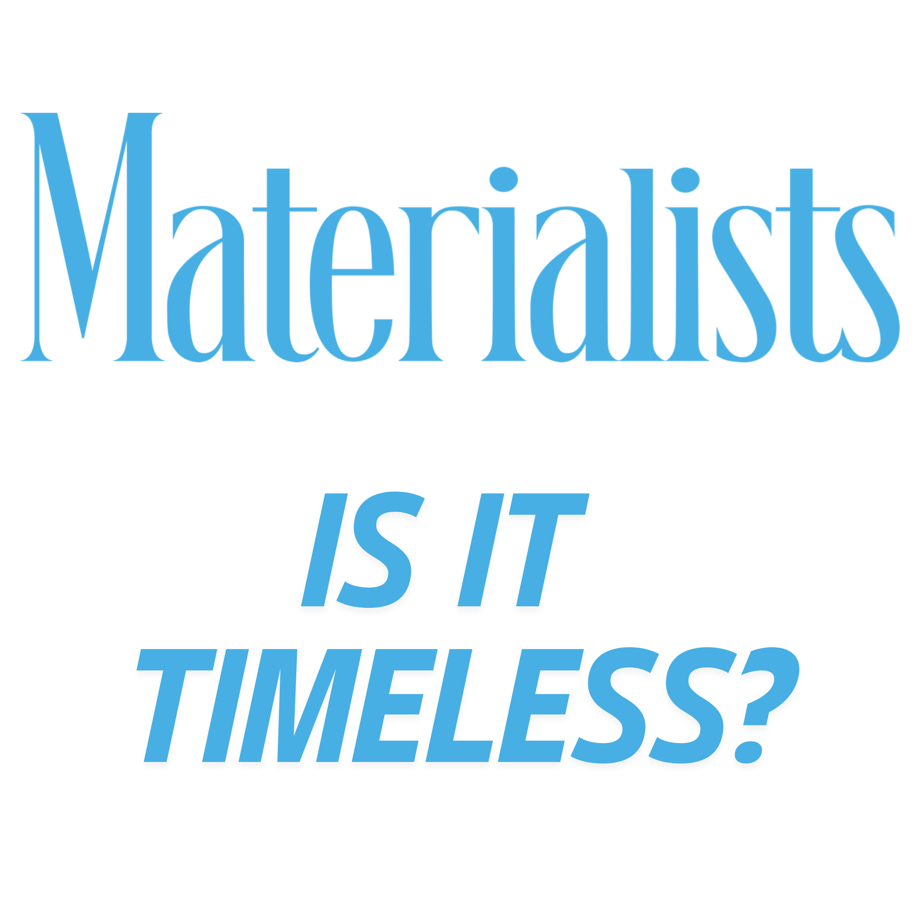 Timeless Movie Podcast EP#136: Materialists