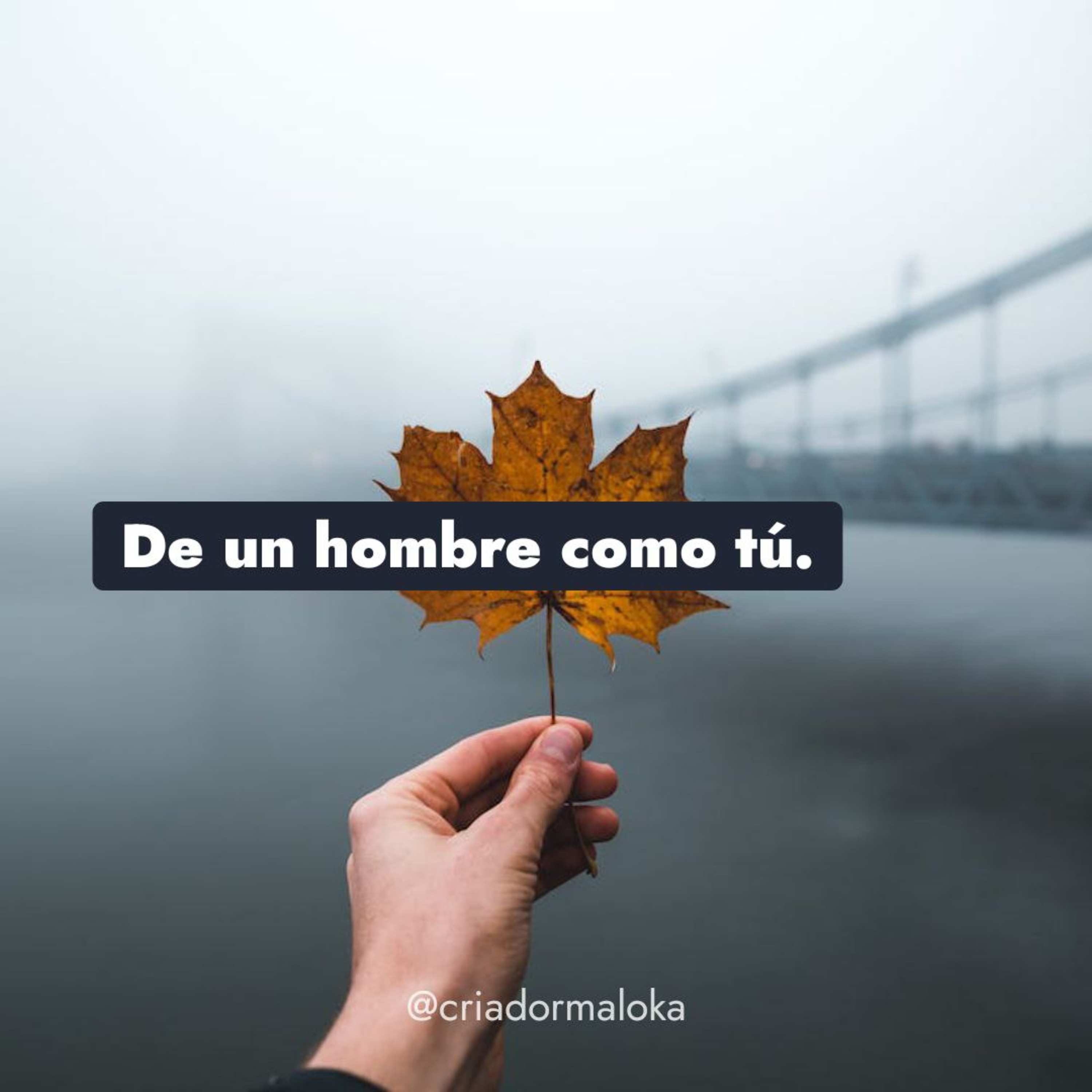 De un hombre como tú