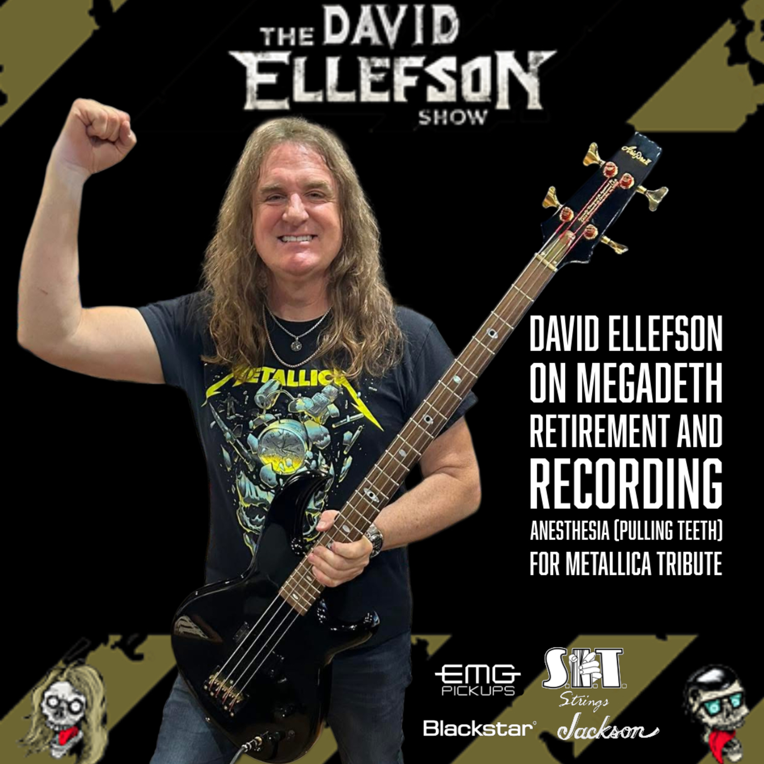 David Ellefson Reacts to Megadeth’s Retirement + Honors Cliff Burton episode artwork
