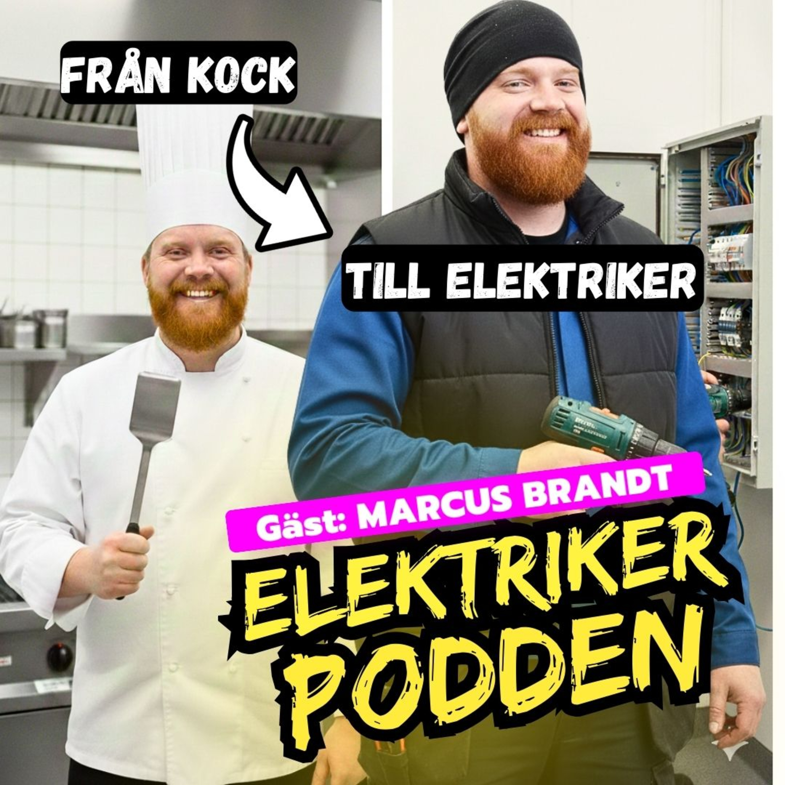 #46 ELMORGON Ahlsell Halmstad - Från kock > elektriker | Marcus Brandt, El-specialisten gästar! episode artwork