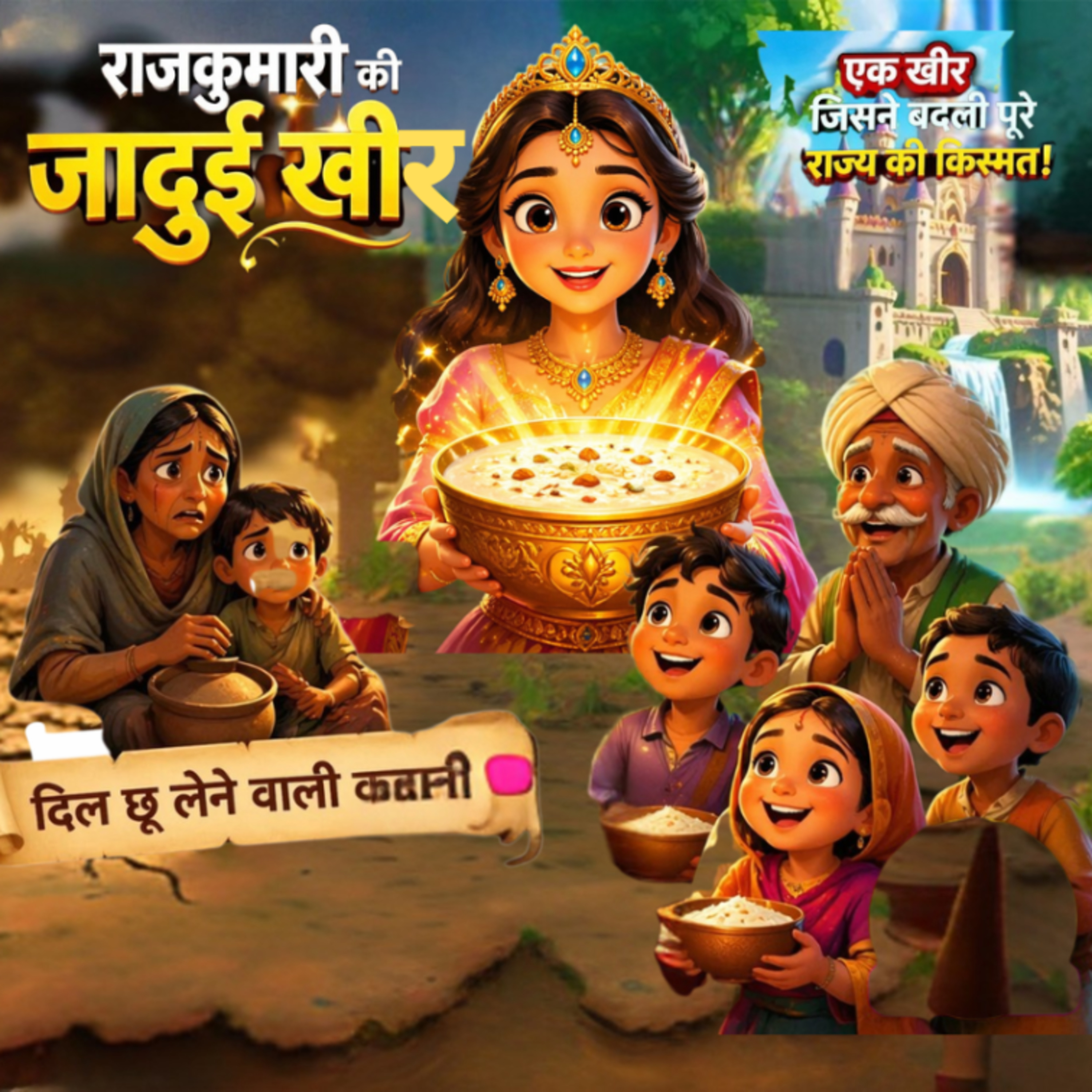 राजकुमारी की जादुई खीर | Heart touching story | Moral Hindi Story | Bedtime stories 