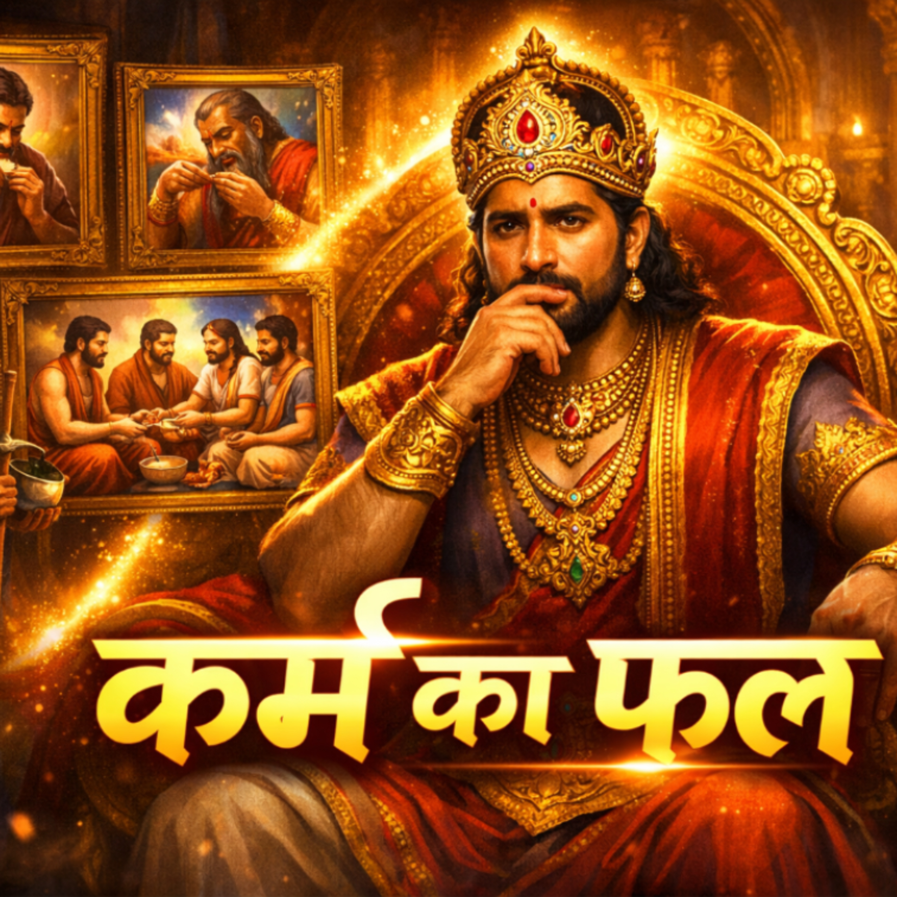 कर्म का फल | Moral Hindi Story | Story of a King and his destiny | bedtime stories 