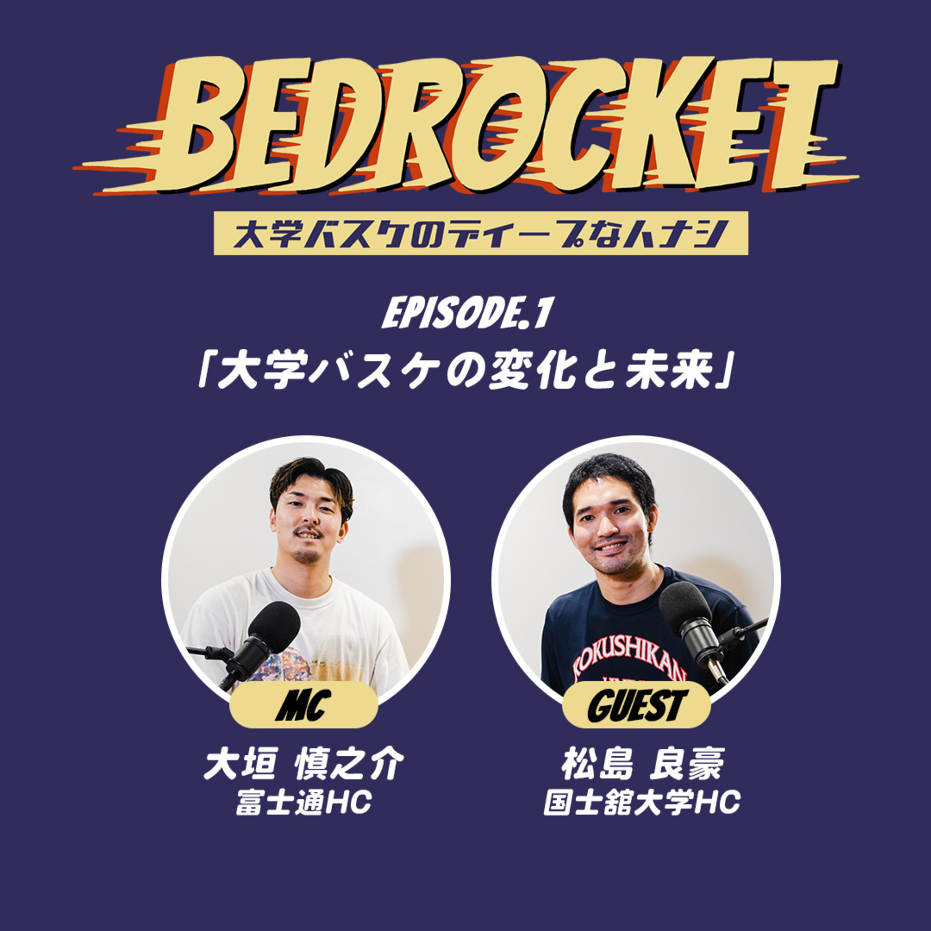 #1 大学バスケの変化とこれから/ゲスト:松島良豪HC(国士舘大学) episode artwork