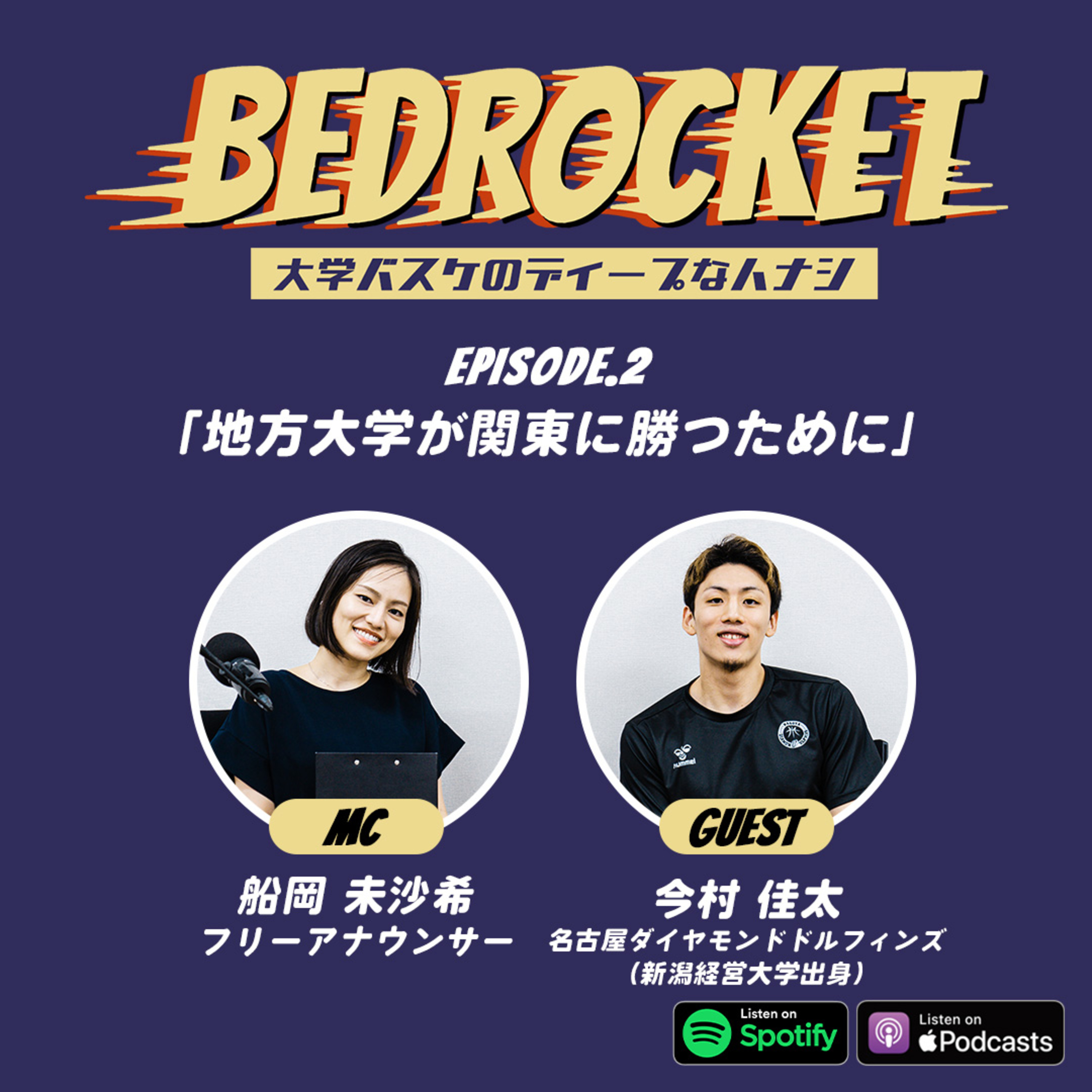 #2 地方大学が関東に勝つために/ゲスト:今村佳太(新潟経営大学出身/名古屋ダイヤモンドドルフィンズ) episode artwork