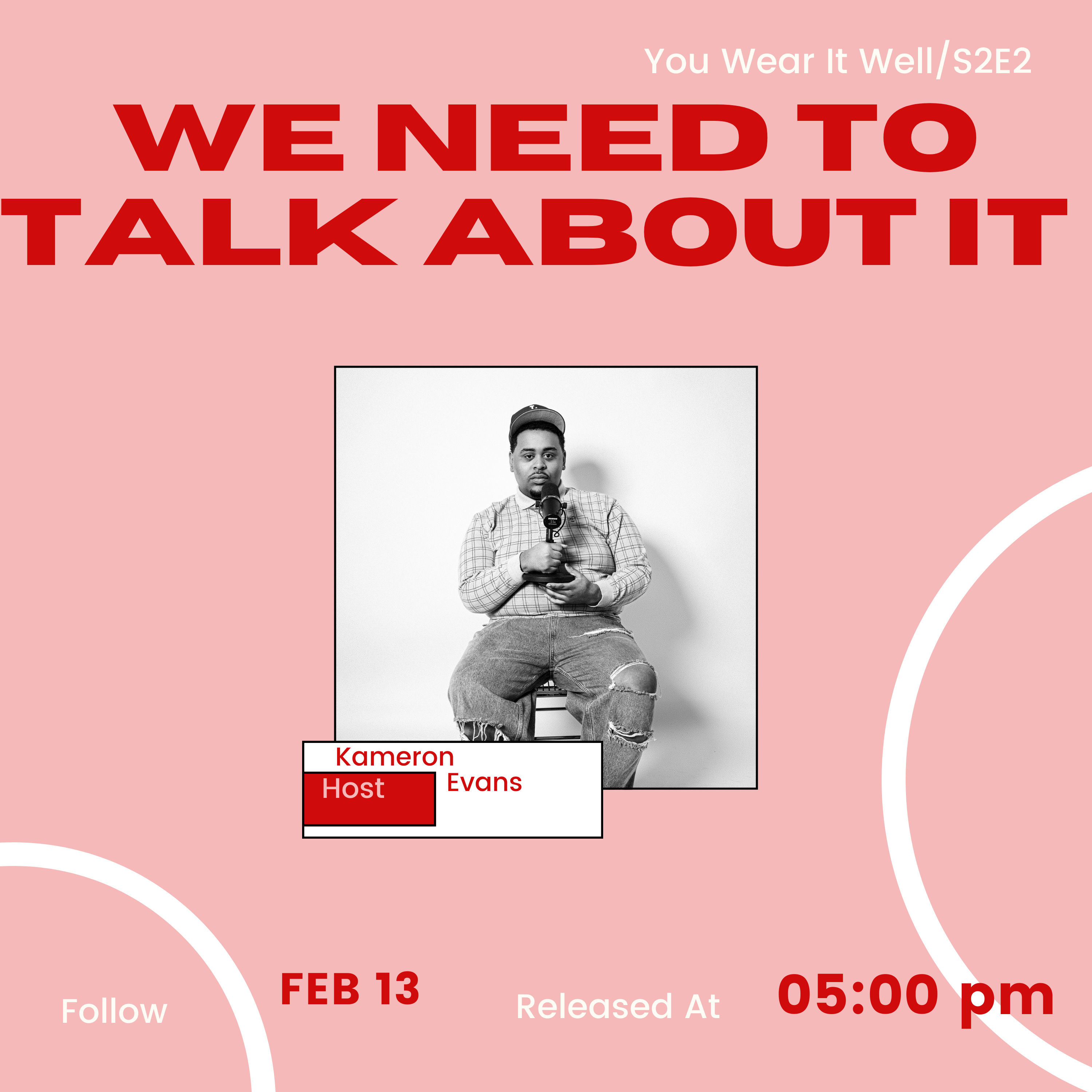 We Need To Talk About It