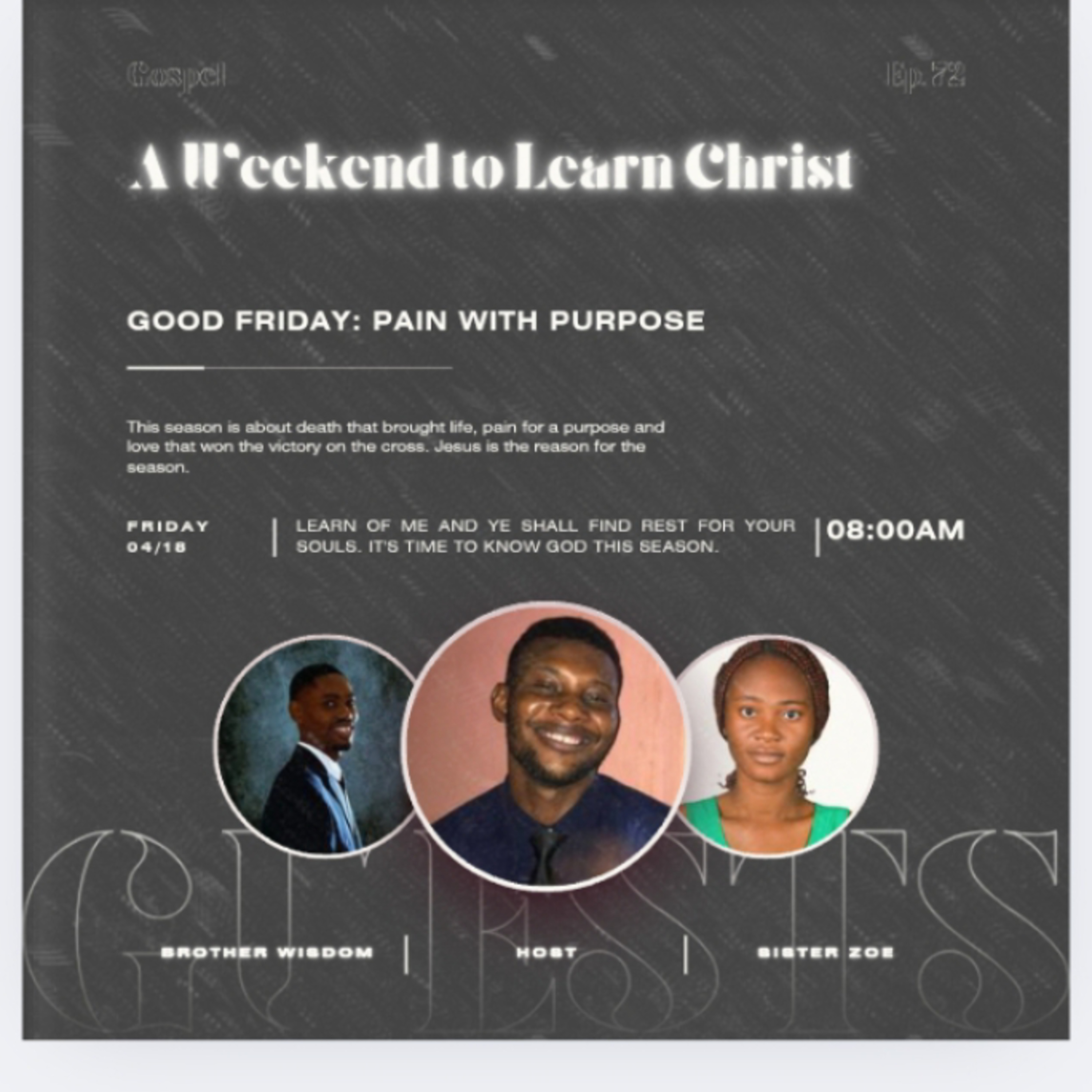 GOOD FRIDAY: PAIN WITH A PURPOSE  episode artwork