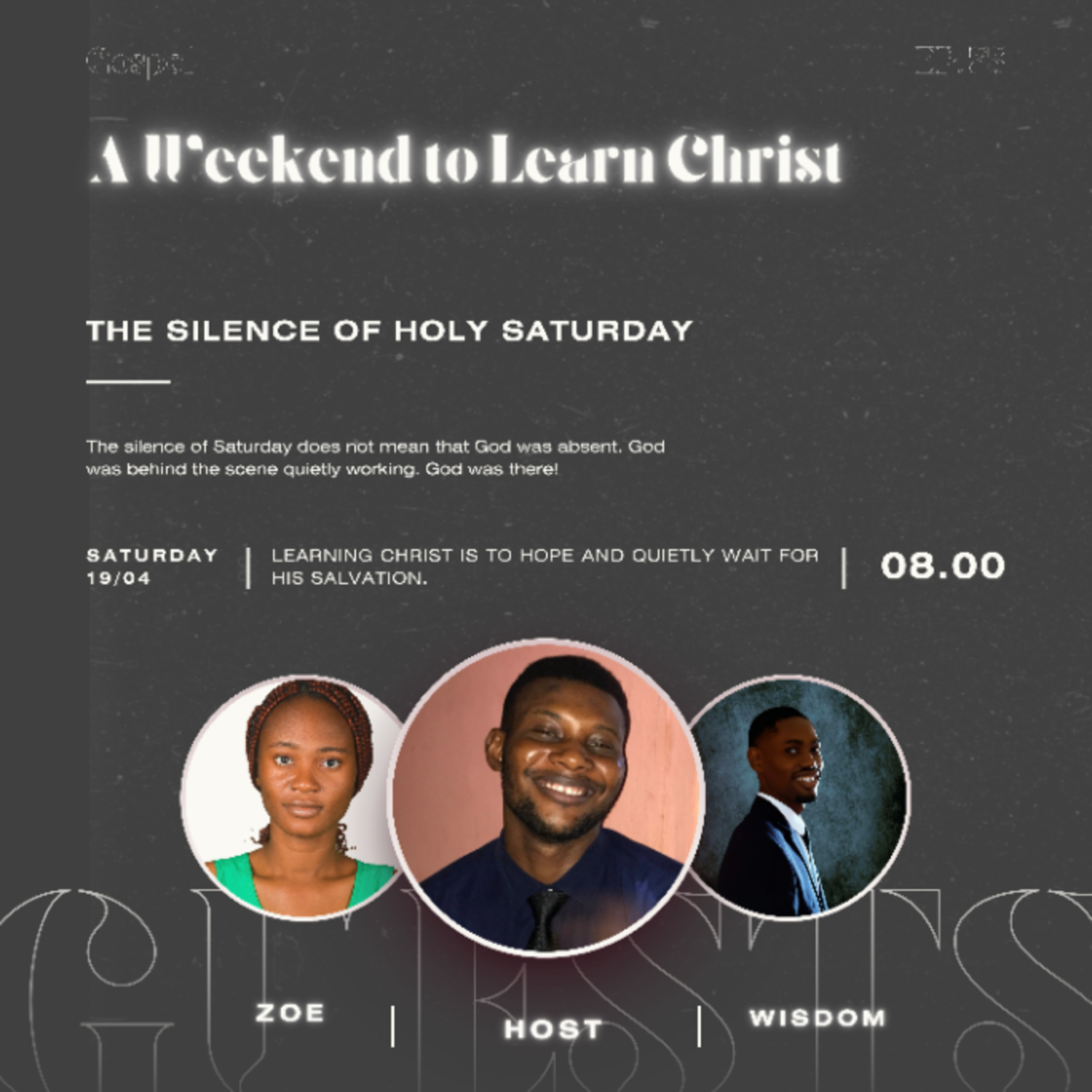 THE SILENCE OF HOLY SATURDAY  episode artwork