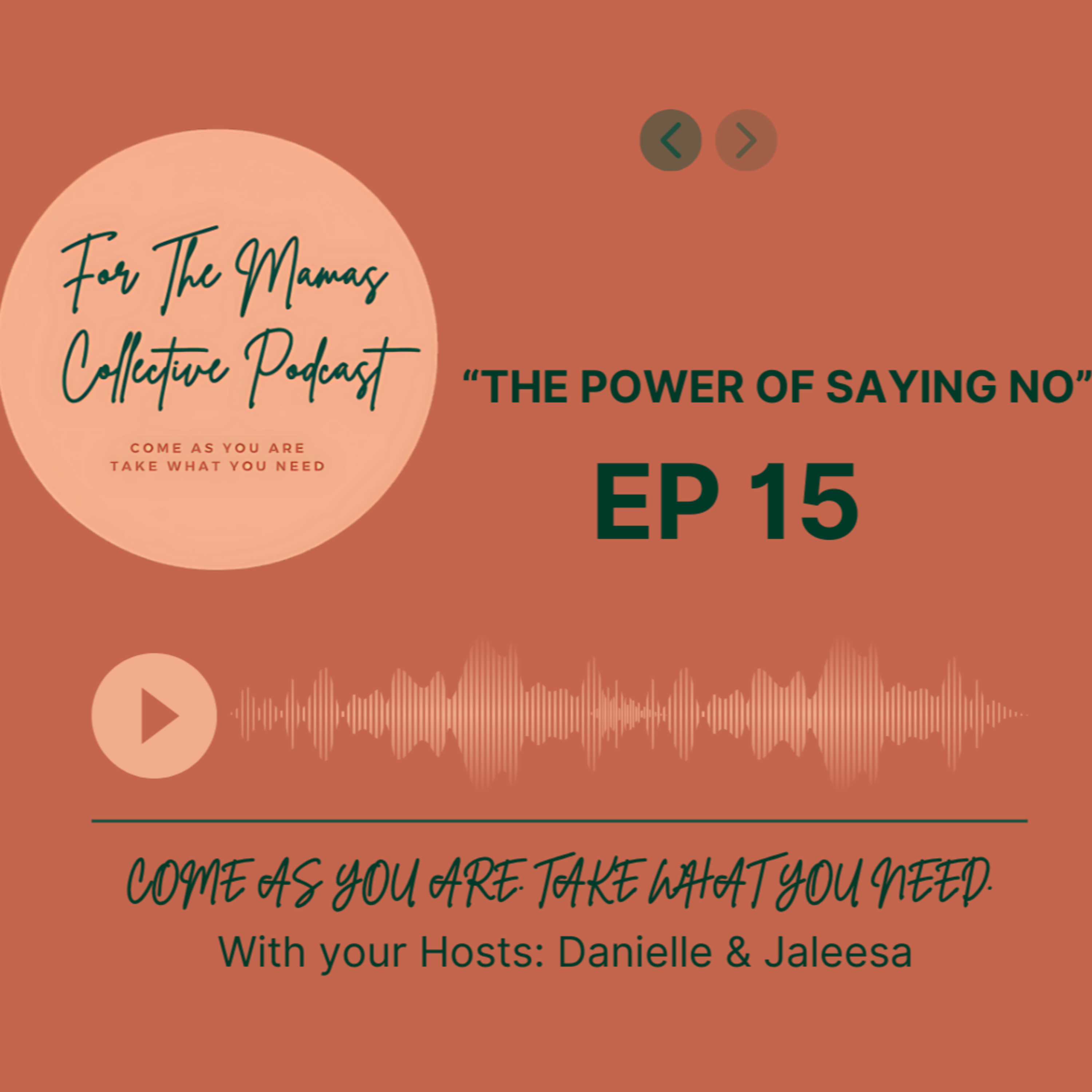 "The Power of Saying No" episode artwork