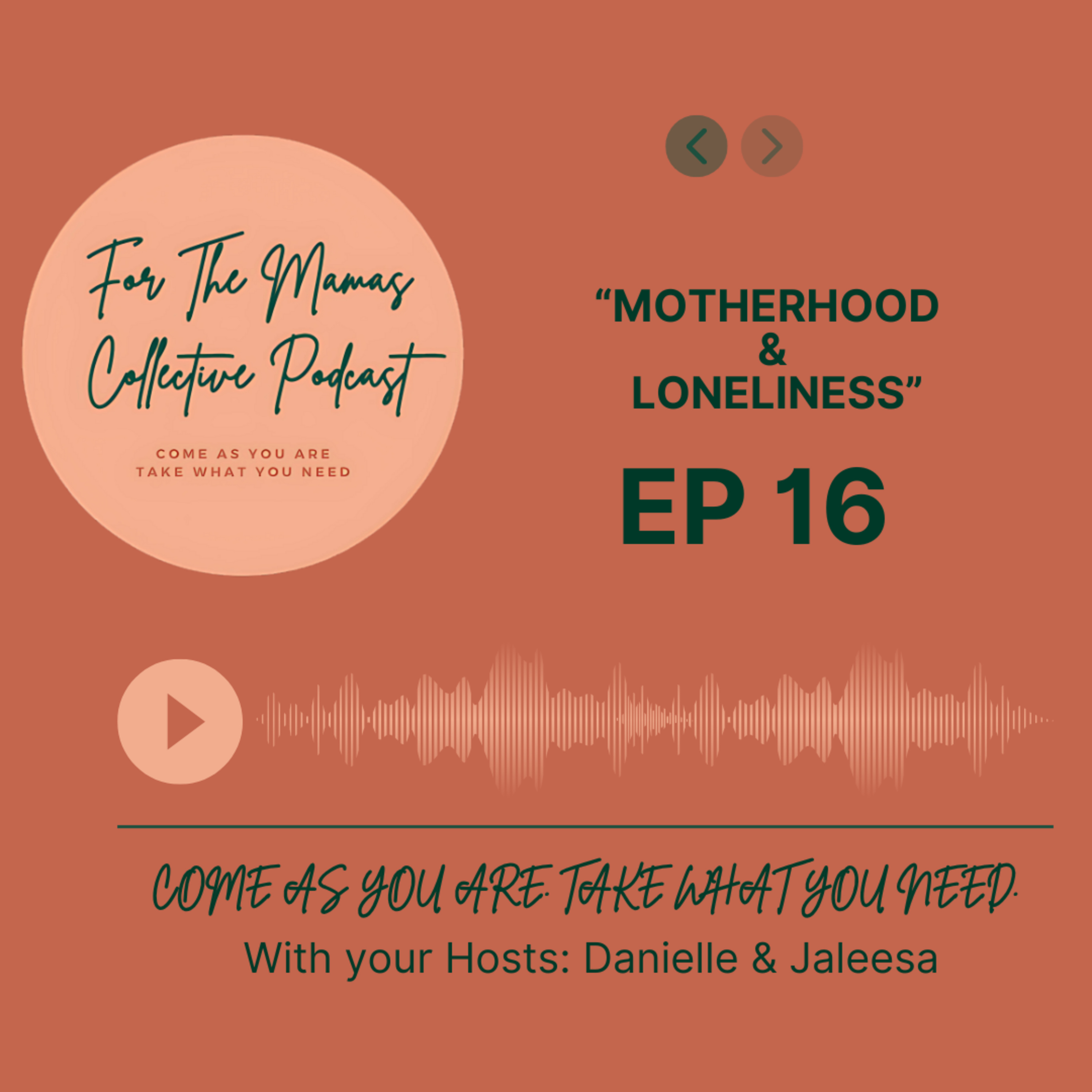 "Motherhood & Loneliness" episode artwork