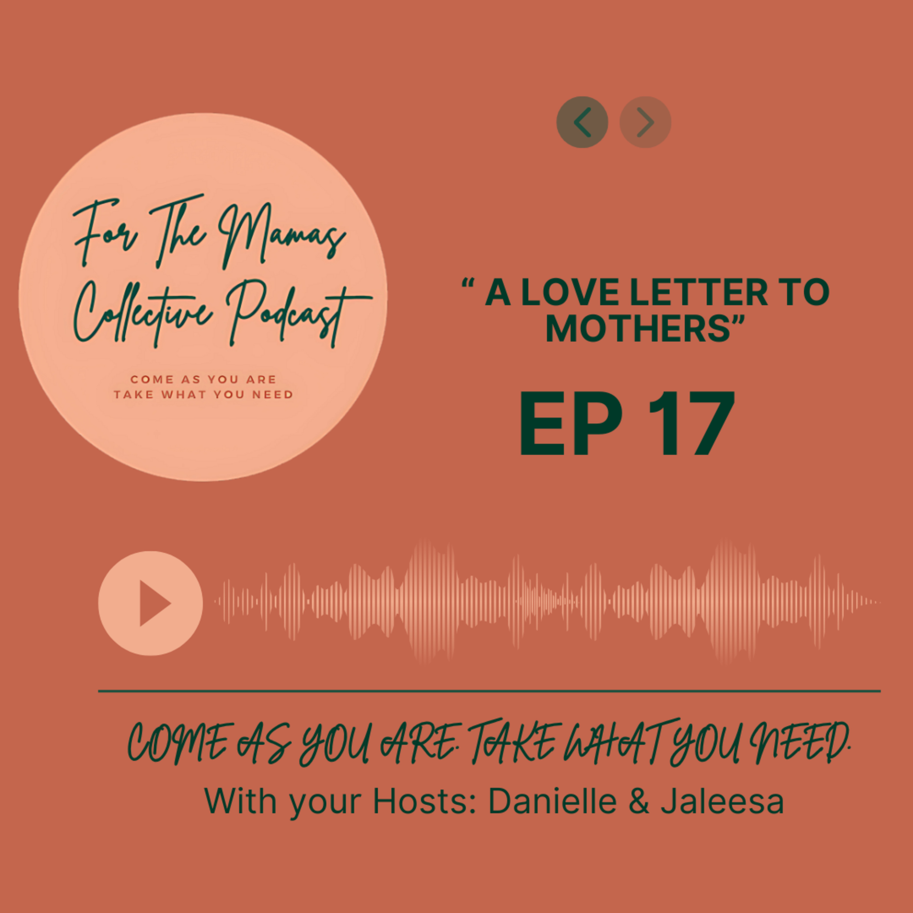"A Love Letter to Mothers" episode artwork