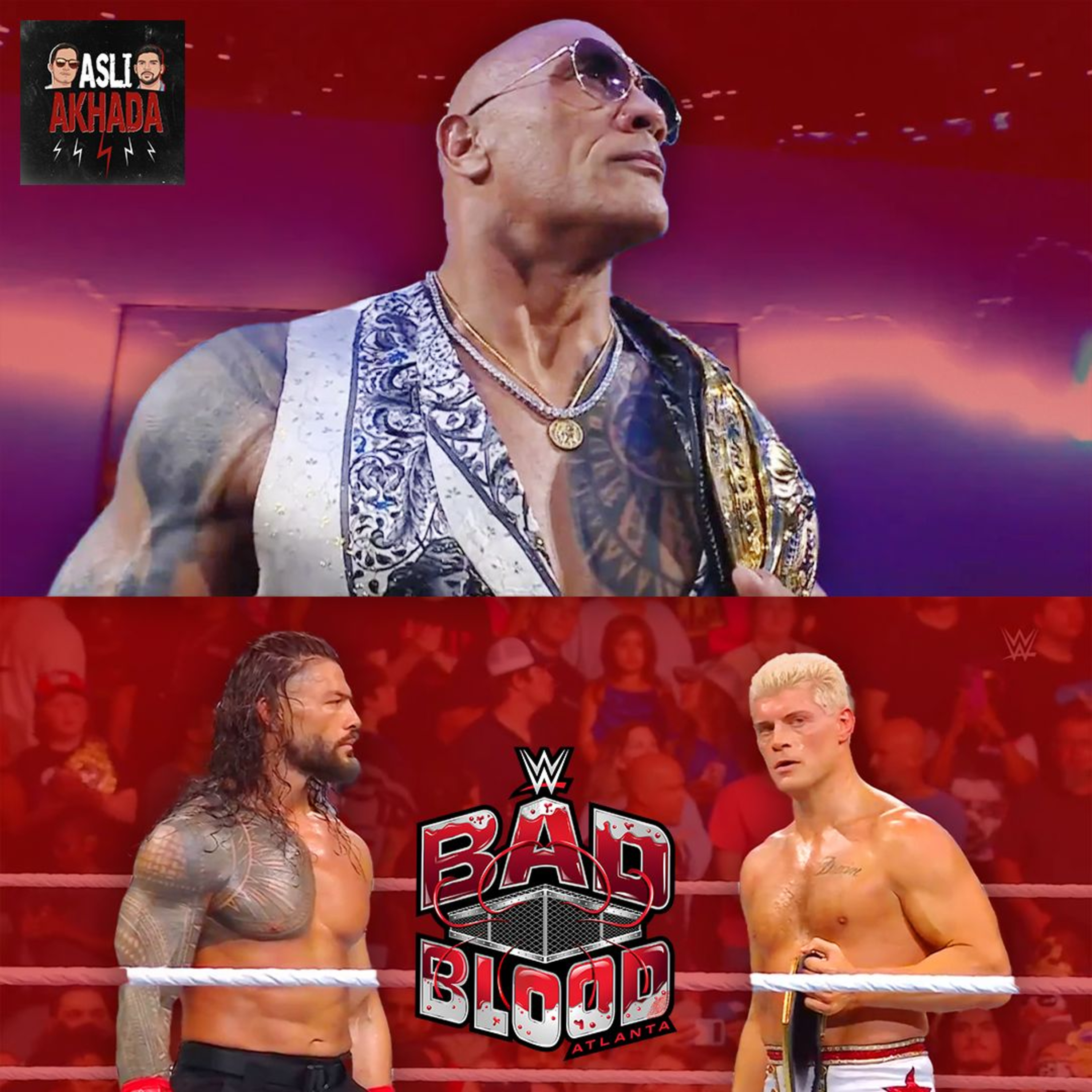 The Rock RETURNS - Rating WWE Bad Blood 2024 episode artwork