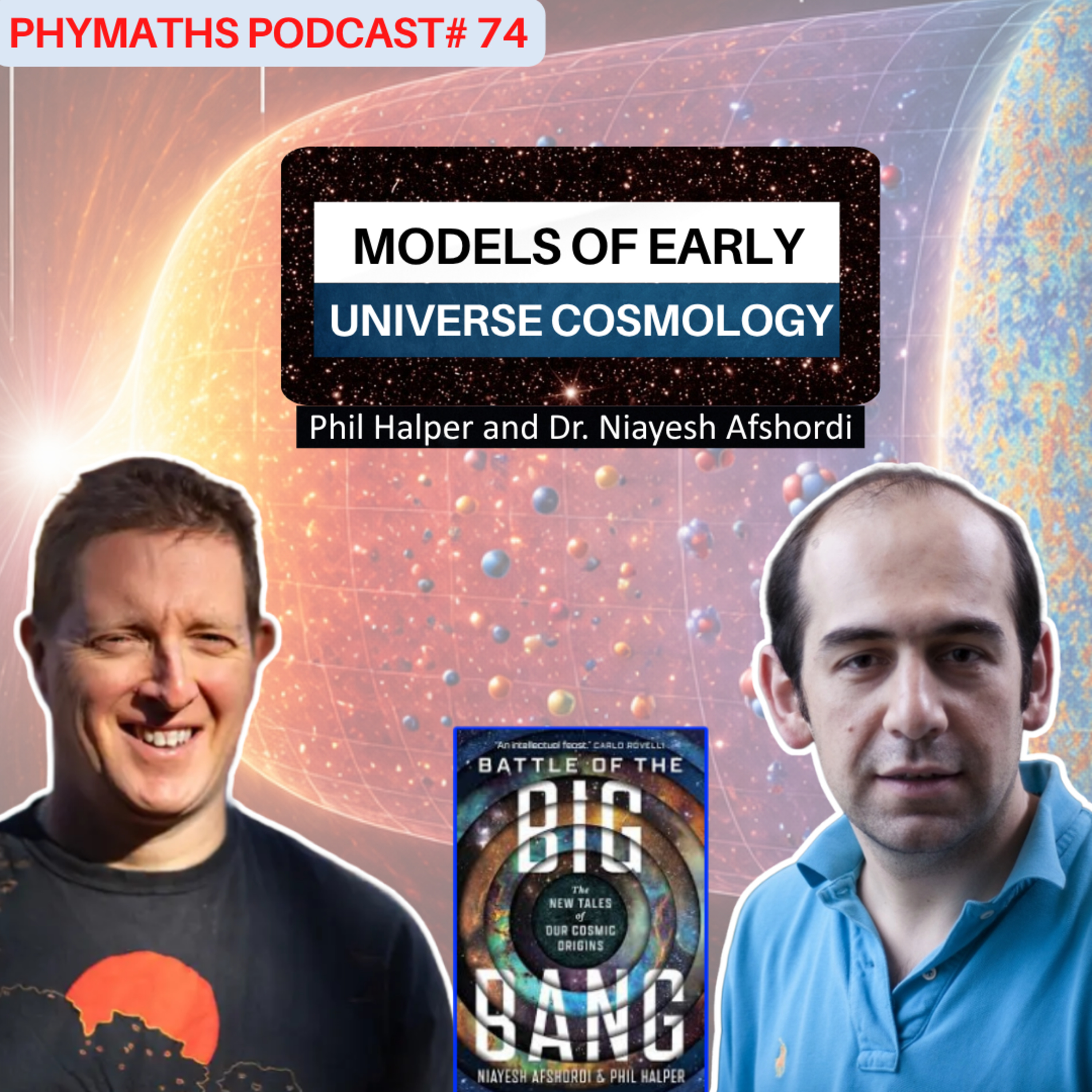 Phymaths podcast # 74 || Phil Halper and Dr. Niayesh Afshordi episode artwork