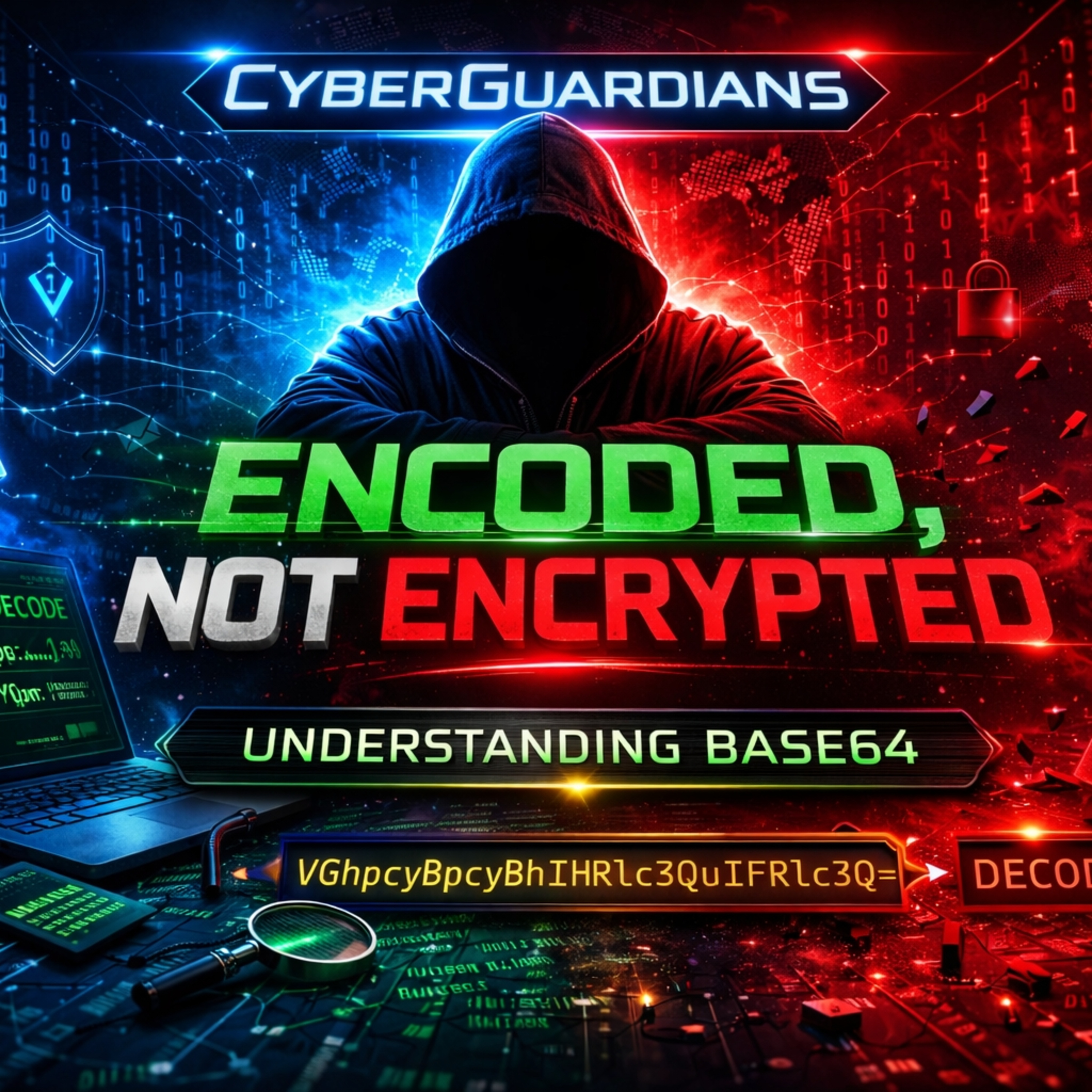 Encoded Not Encrypted: Understanding Base64 episode artwork