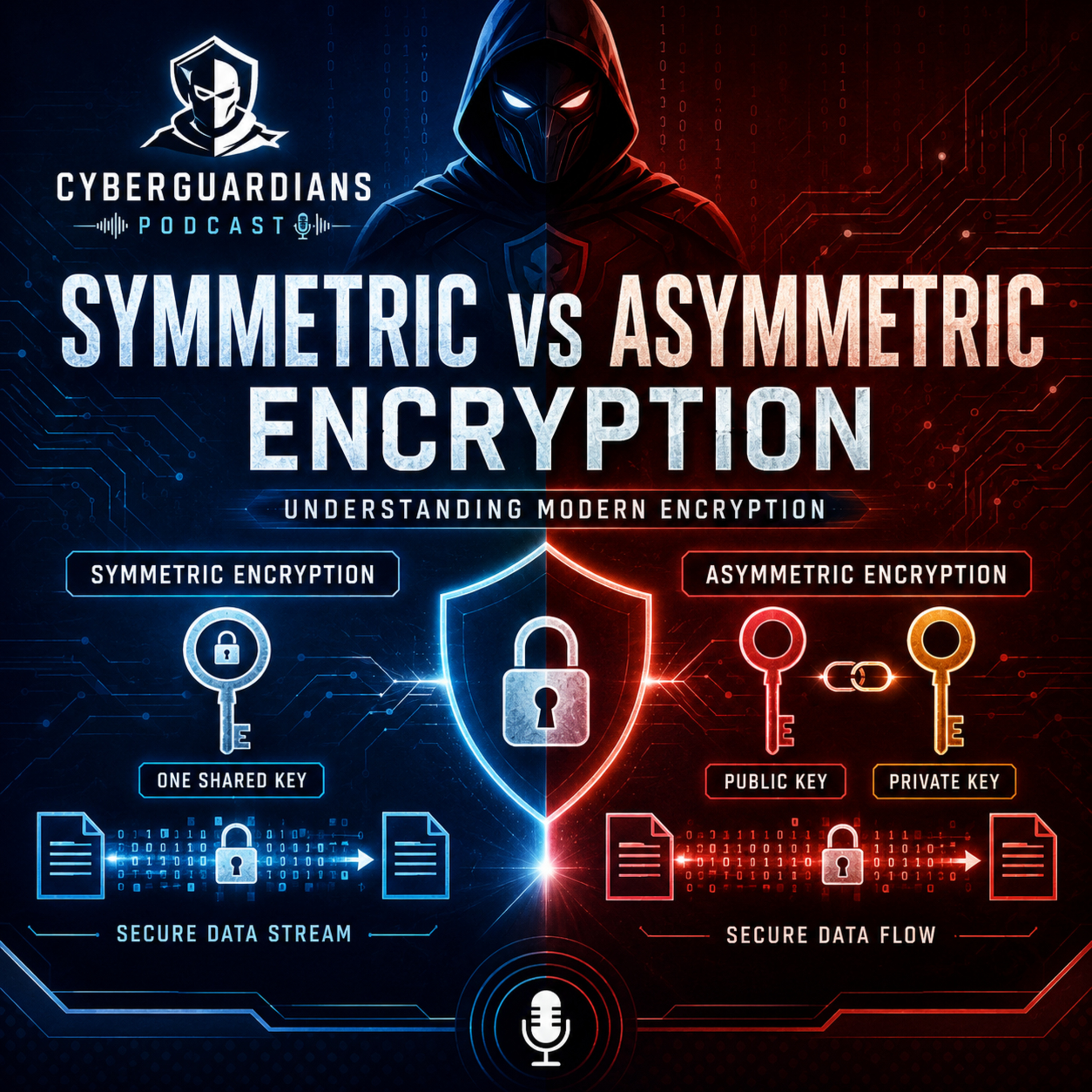 Symmetric vs Asymmetric Encryption Algorithms episode artwork