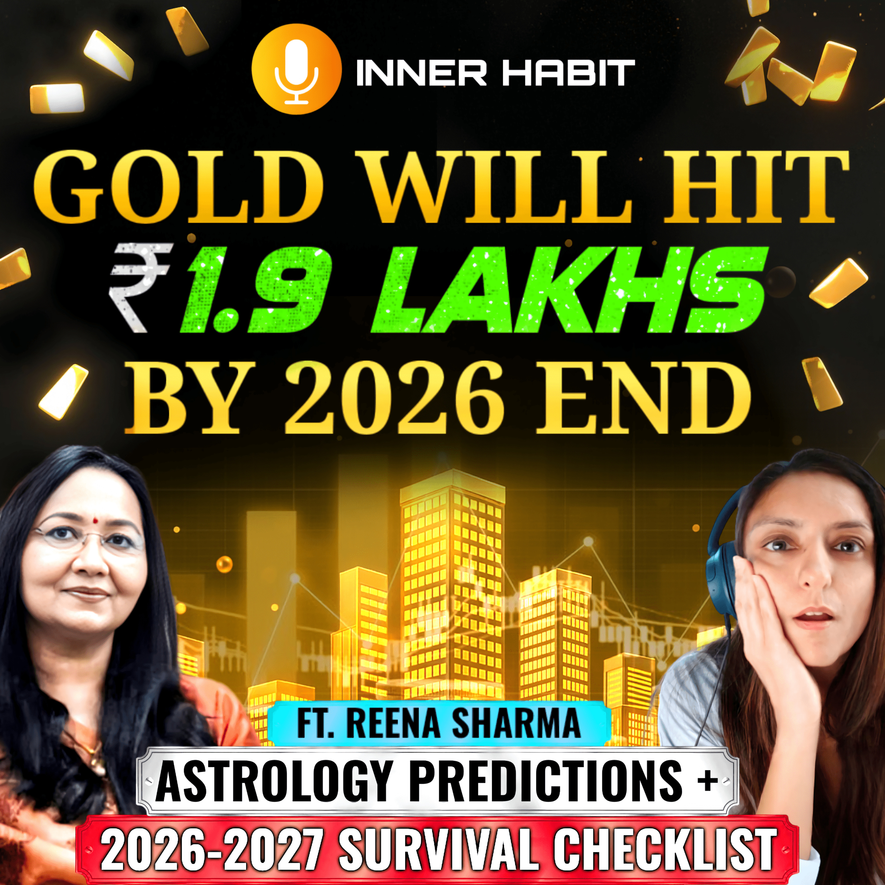 Financial Astrology 2026: ₹1.9 LAKH GOLD, Real Estate CRASH & Internet Blackouts episode artwork