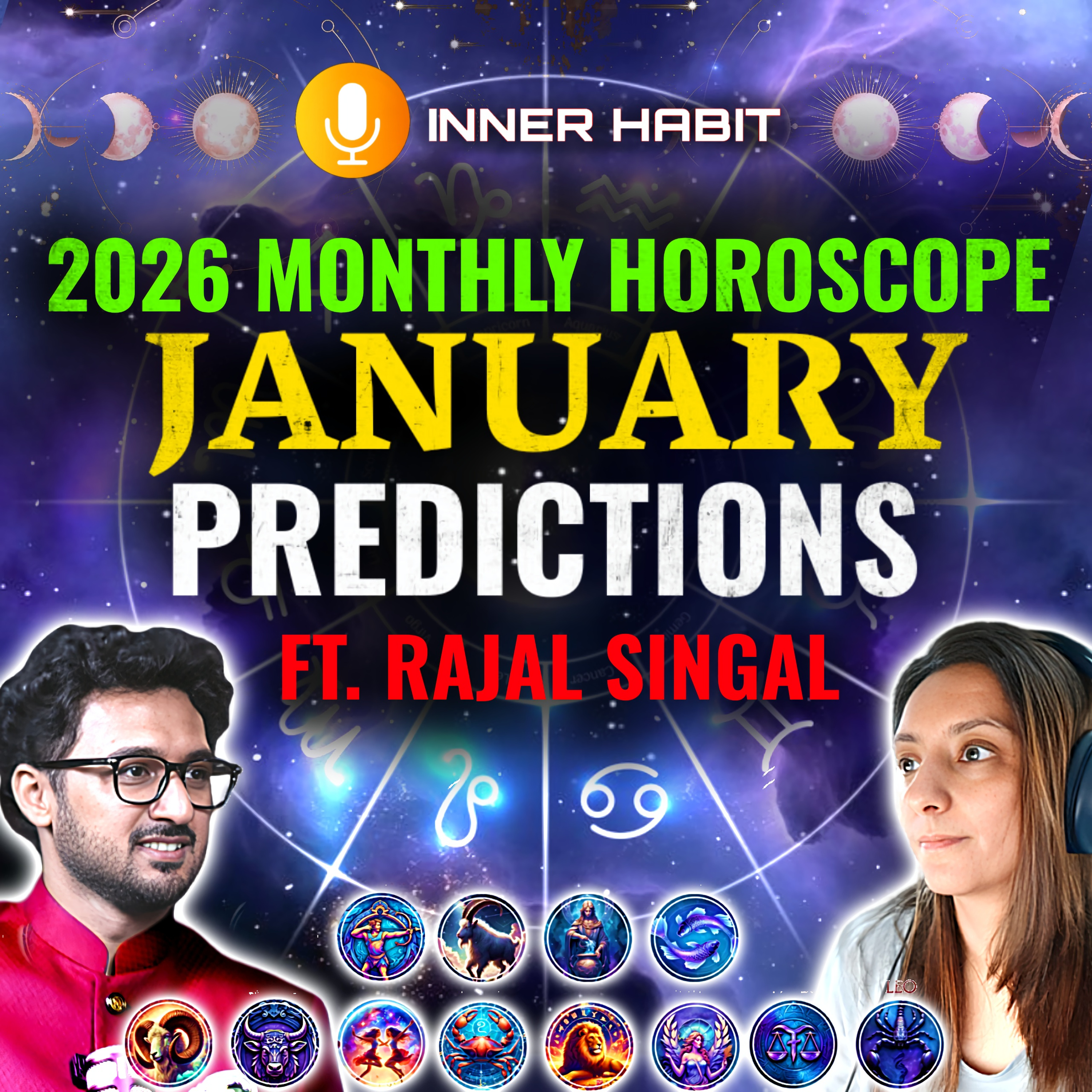 Complete January 2026 Rashifal | All 12 Signs Predictions Career Money Relationships episode artwork