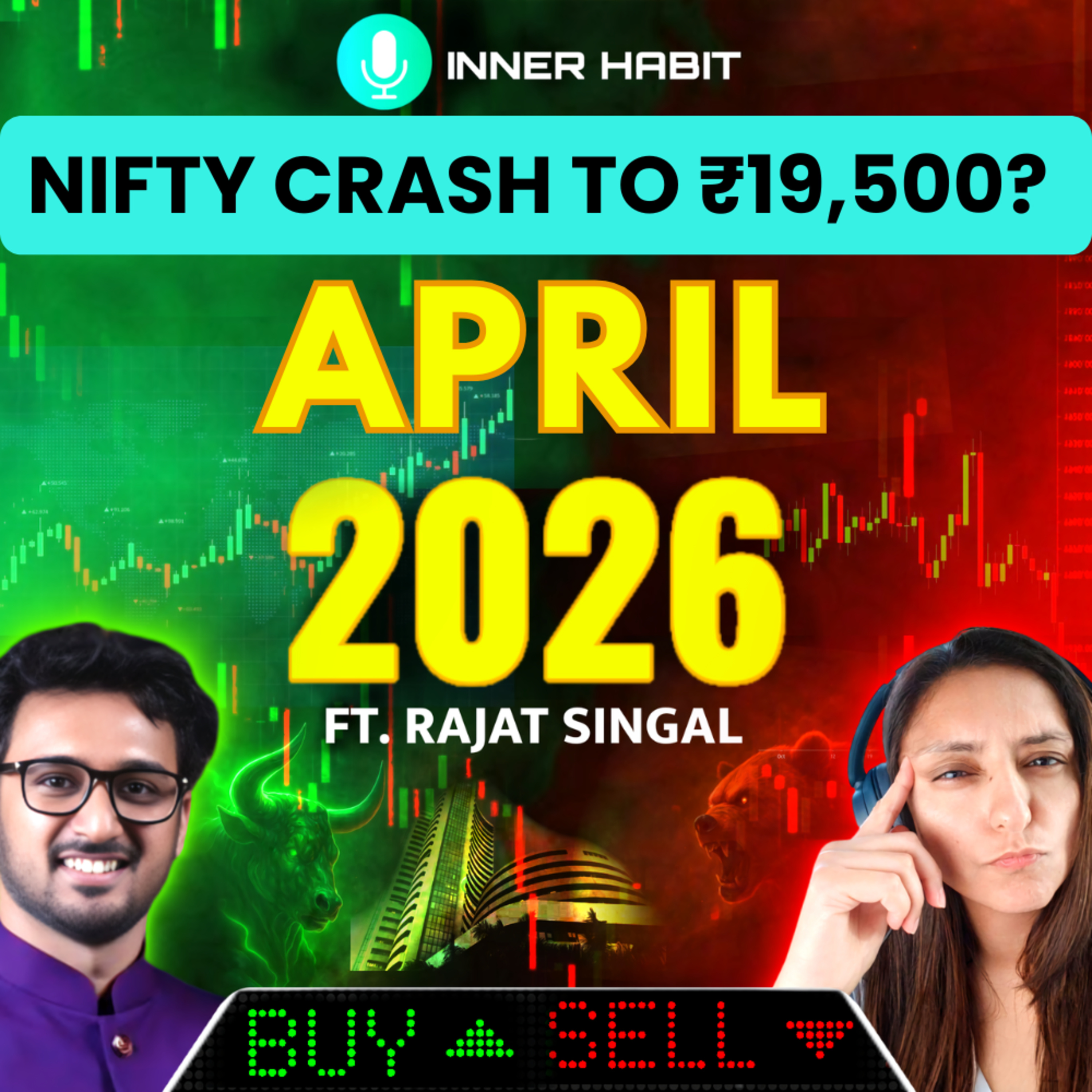 Nifty Crash To 19,500 In April 2026? | Stock Market Collapse Incoming? Astrology Predicts Chaos episode artwork