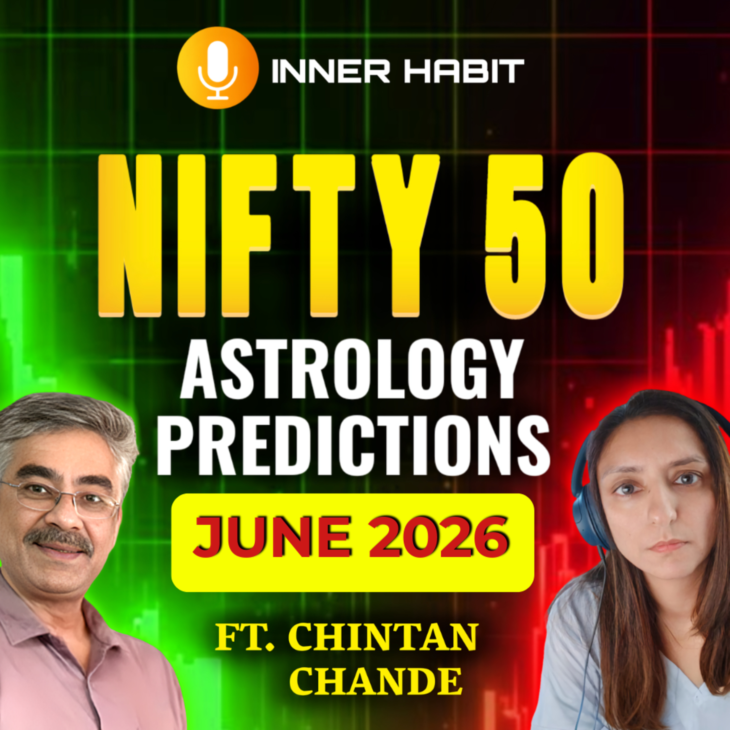 Nifty 50 June 2026 Prediction: 25,500 Target? Banking, Pharma, Defense | Stock Market Astrology episode artwork