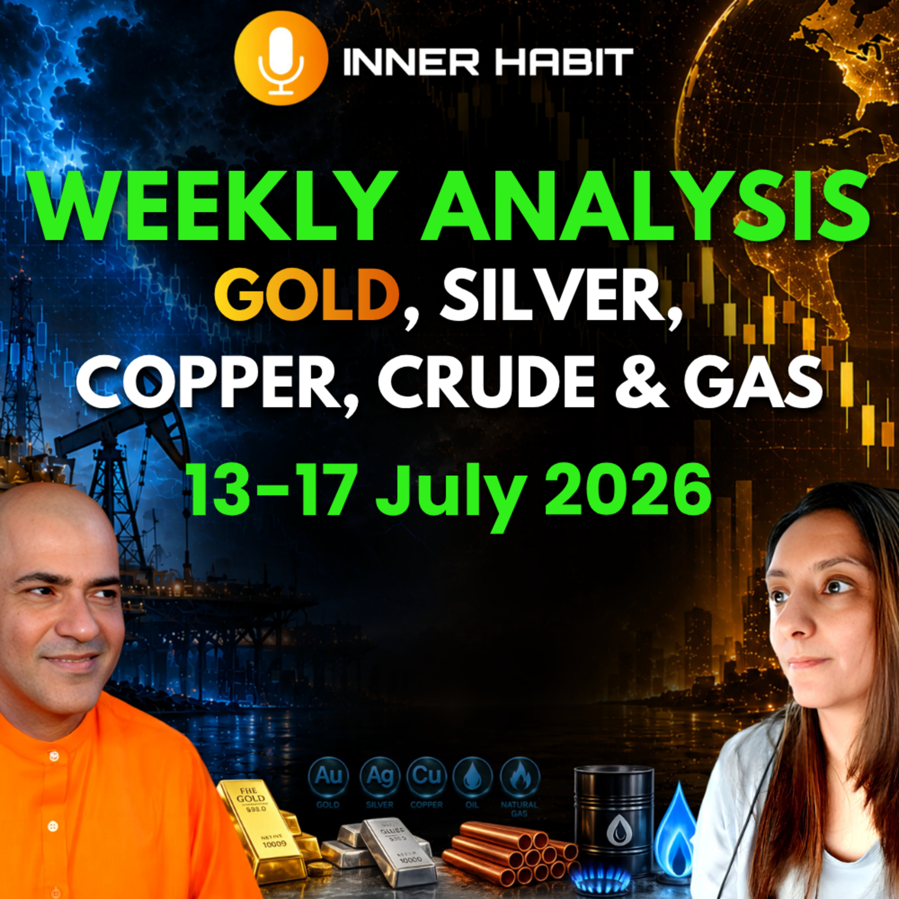 Weekly Prediction (13-17 July 2026): Gold, Silver, Copper, Crude Oil WTI, Natural Gas episode artwork