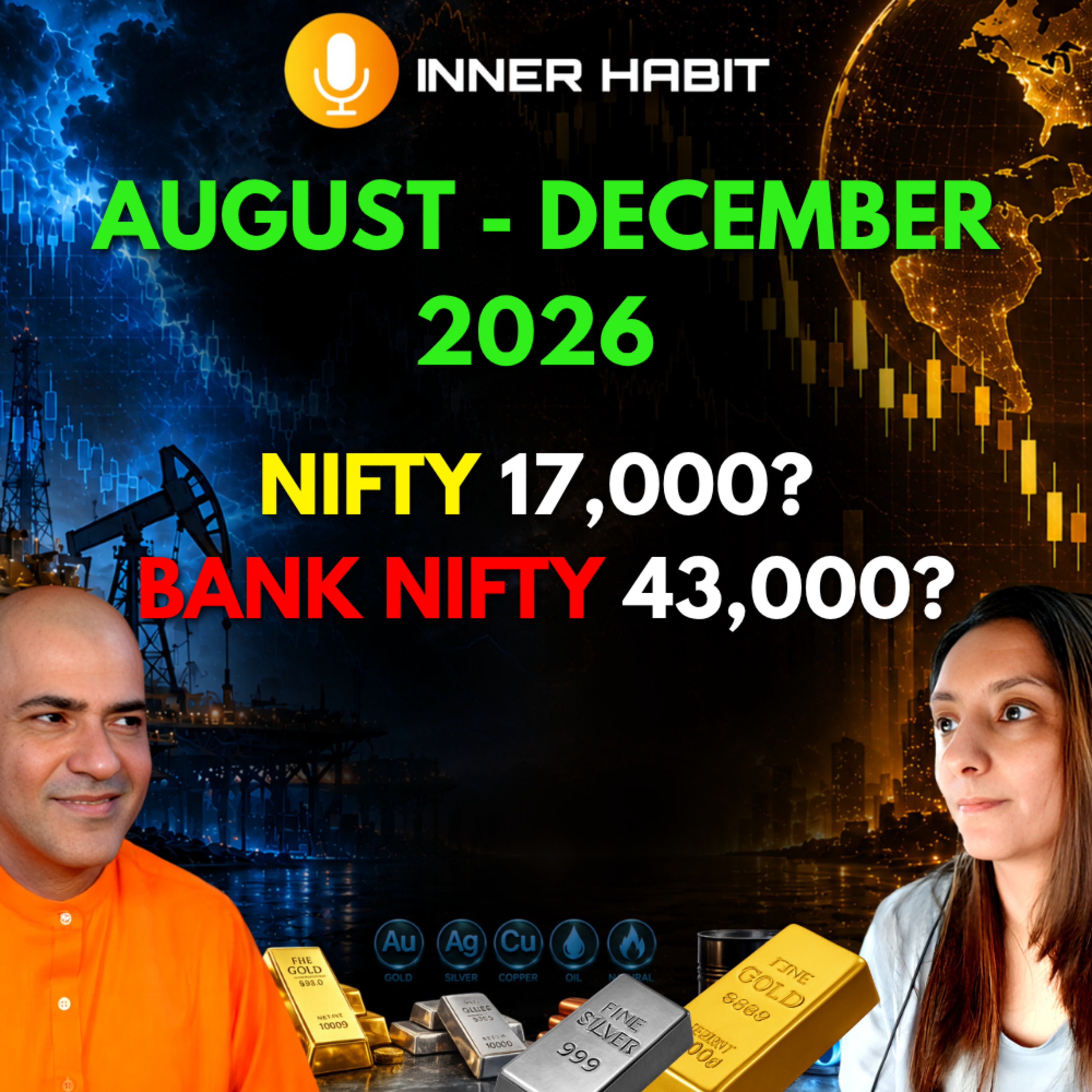 Nifty & Bank Nifty Prediction 2026 | Will Nifty Crash to 17,000 & Bank Nifty to 43,000?
