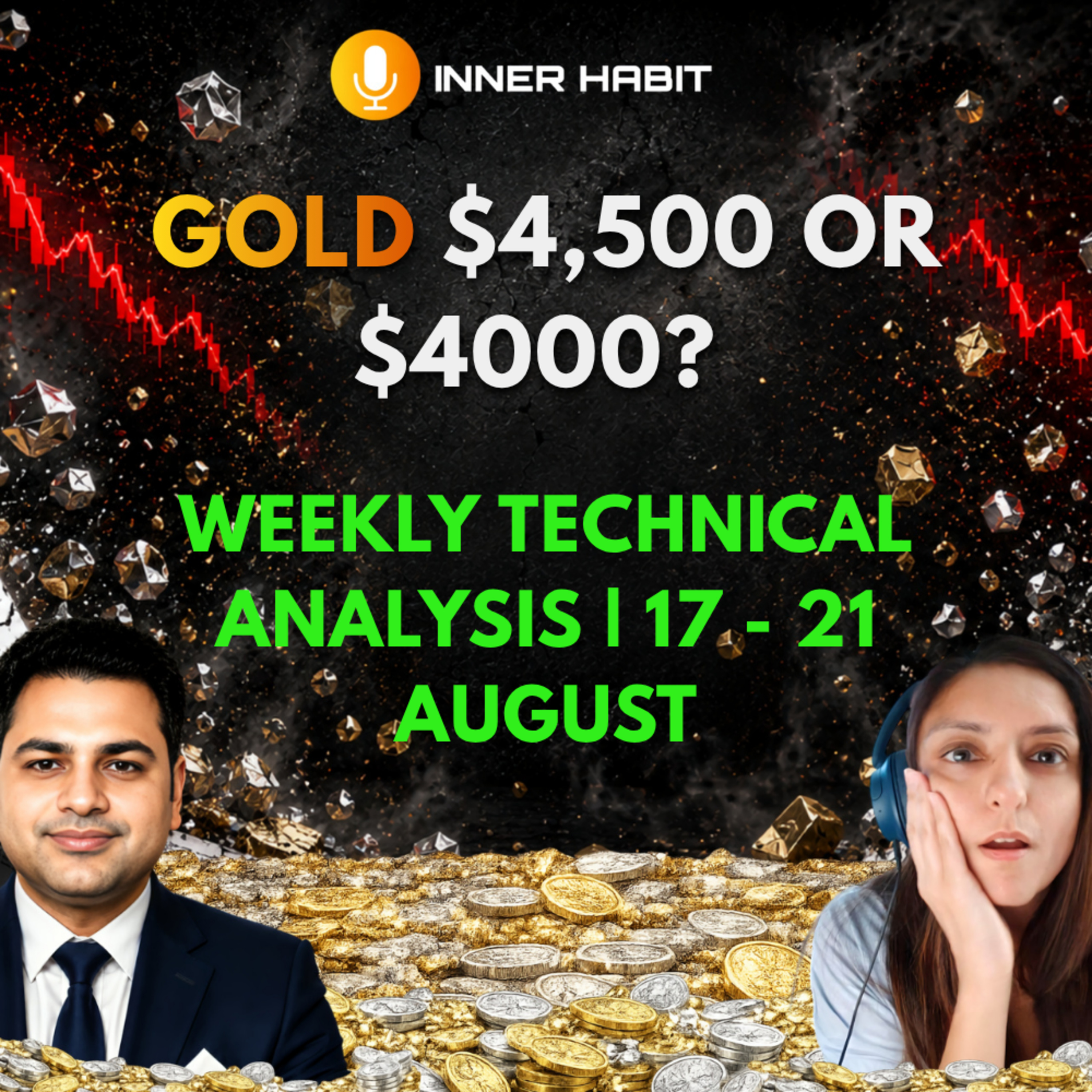 Technical Analysis 17 - 21 August 2026 | GOLD & SILVER MOVE: $4,500 GOLD? Silver Breakout Coming? episode artwork
