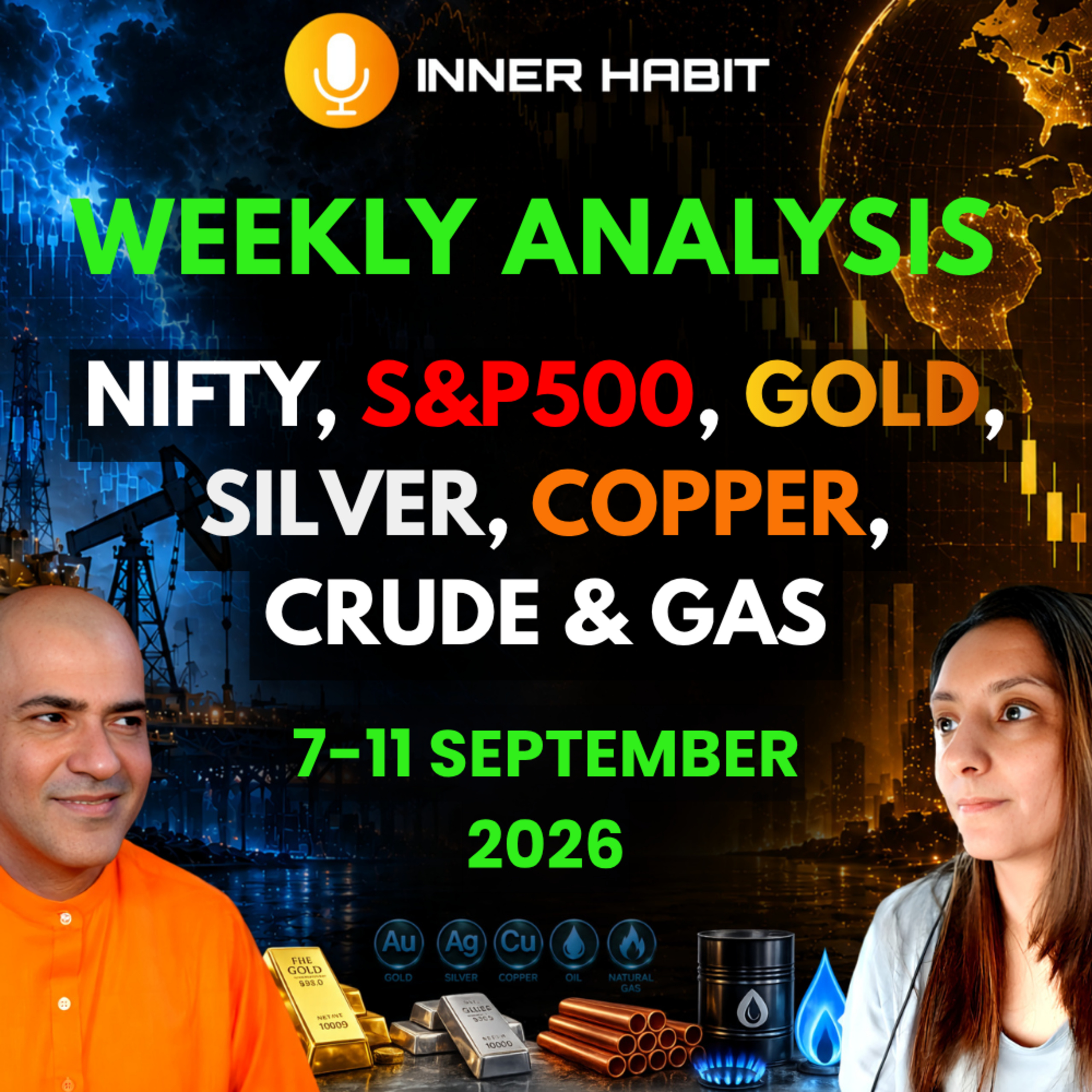 Weekly Stock Market Prediction: Nifty 50, Gold, Silver, Copper & Crude Oil WTI Analysis