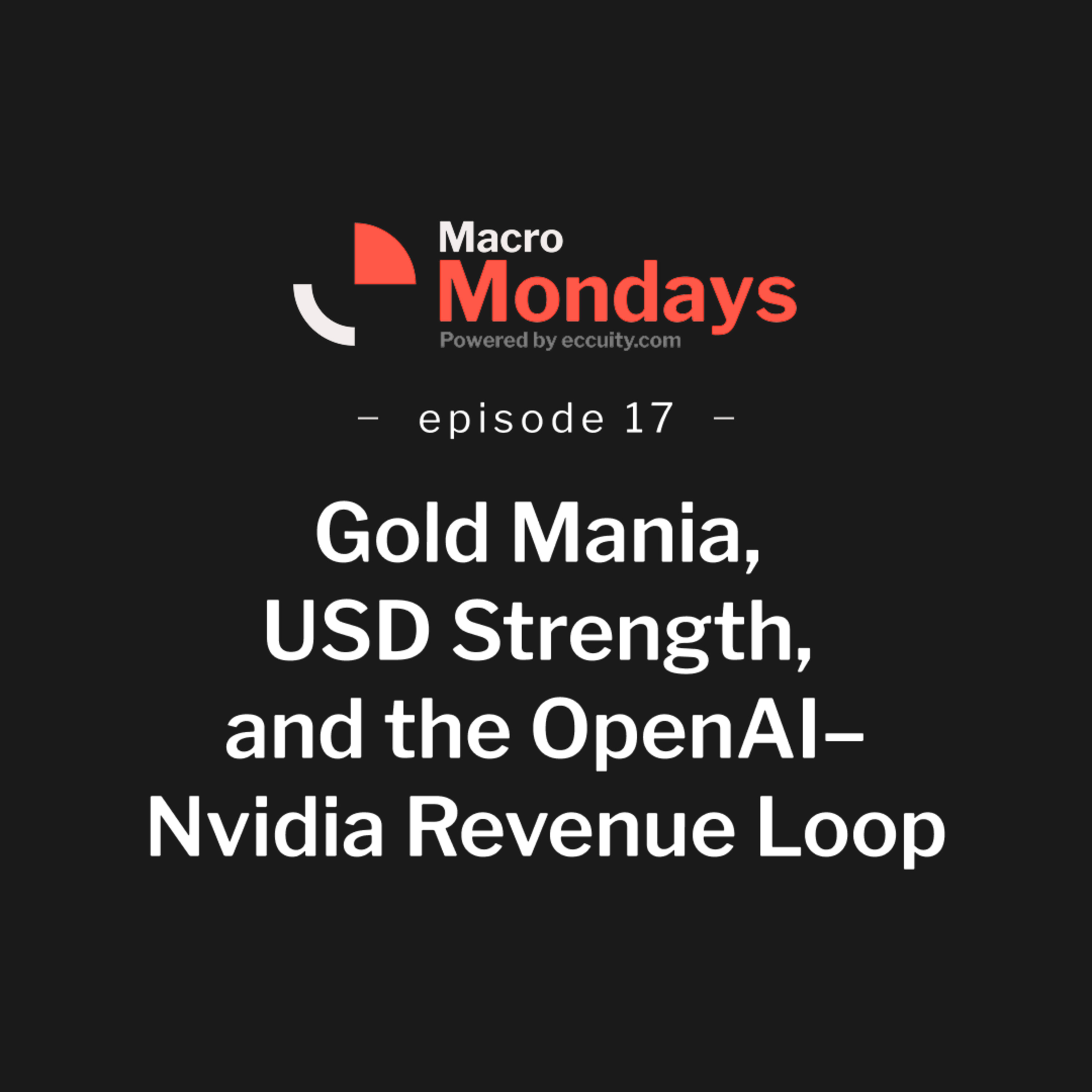 Gold Mania, USD Strength, and the OpenAI–Nvidia Revenue Loop - Macro Monday EP 17 episode artwork