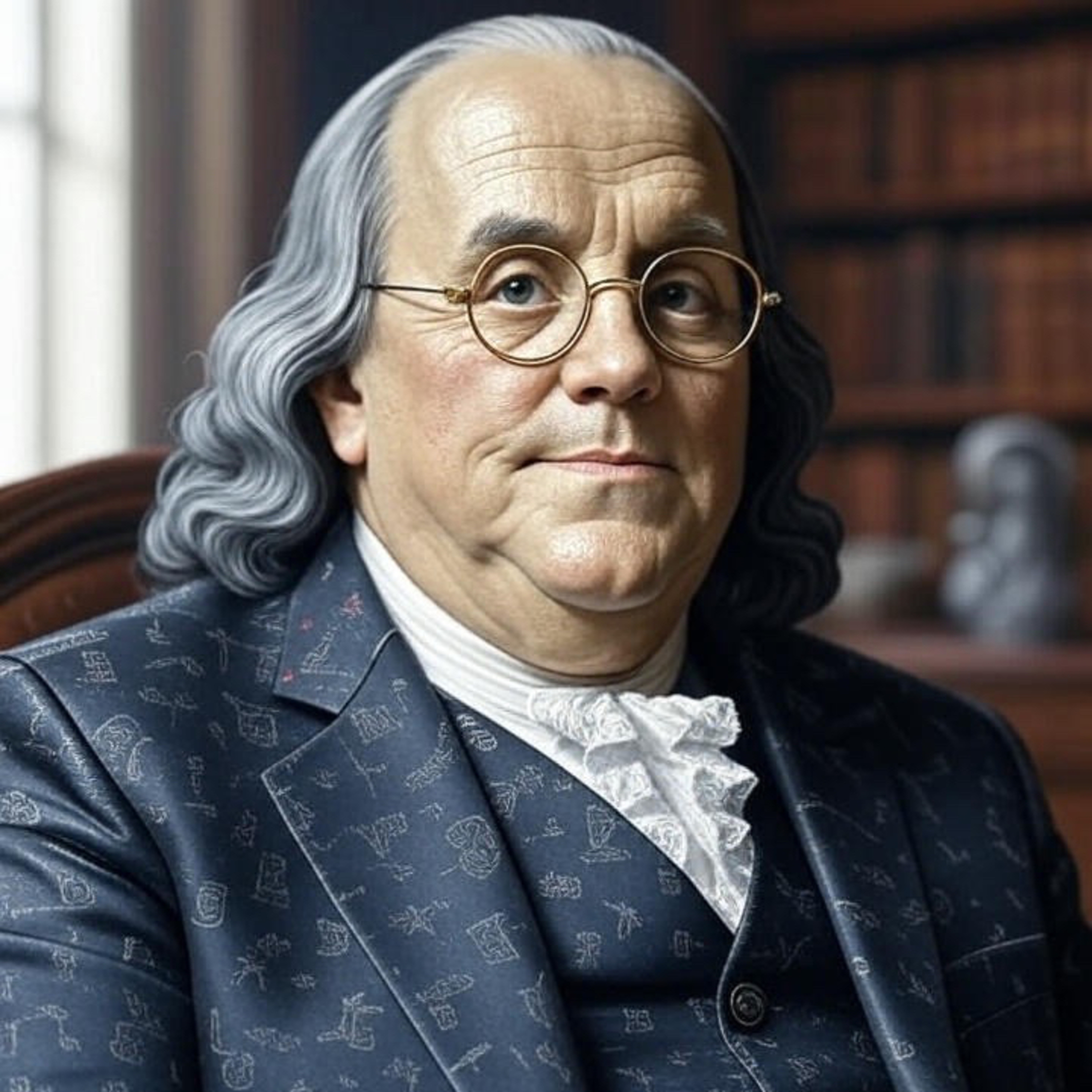 Ben Franklin in Versace 