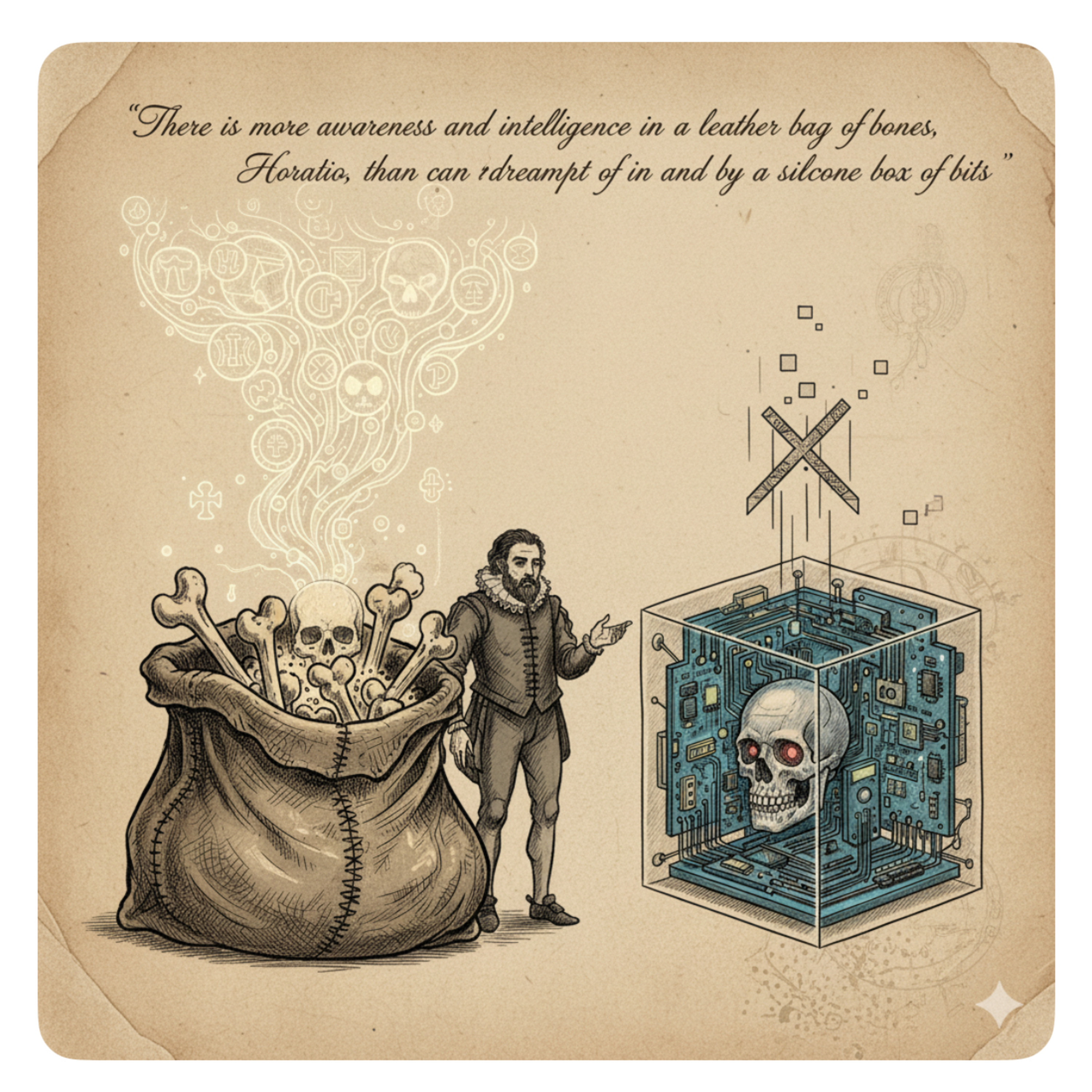  than can be dreampt of in and by a silicone box of bits”—Hamlet  episode artwork