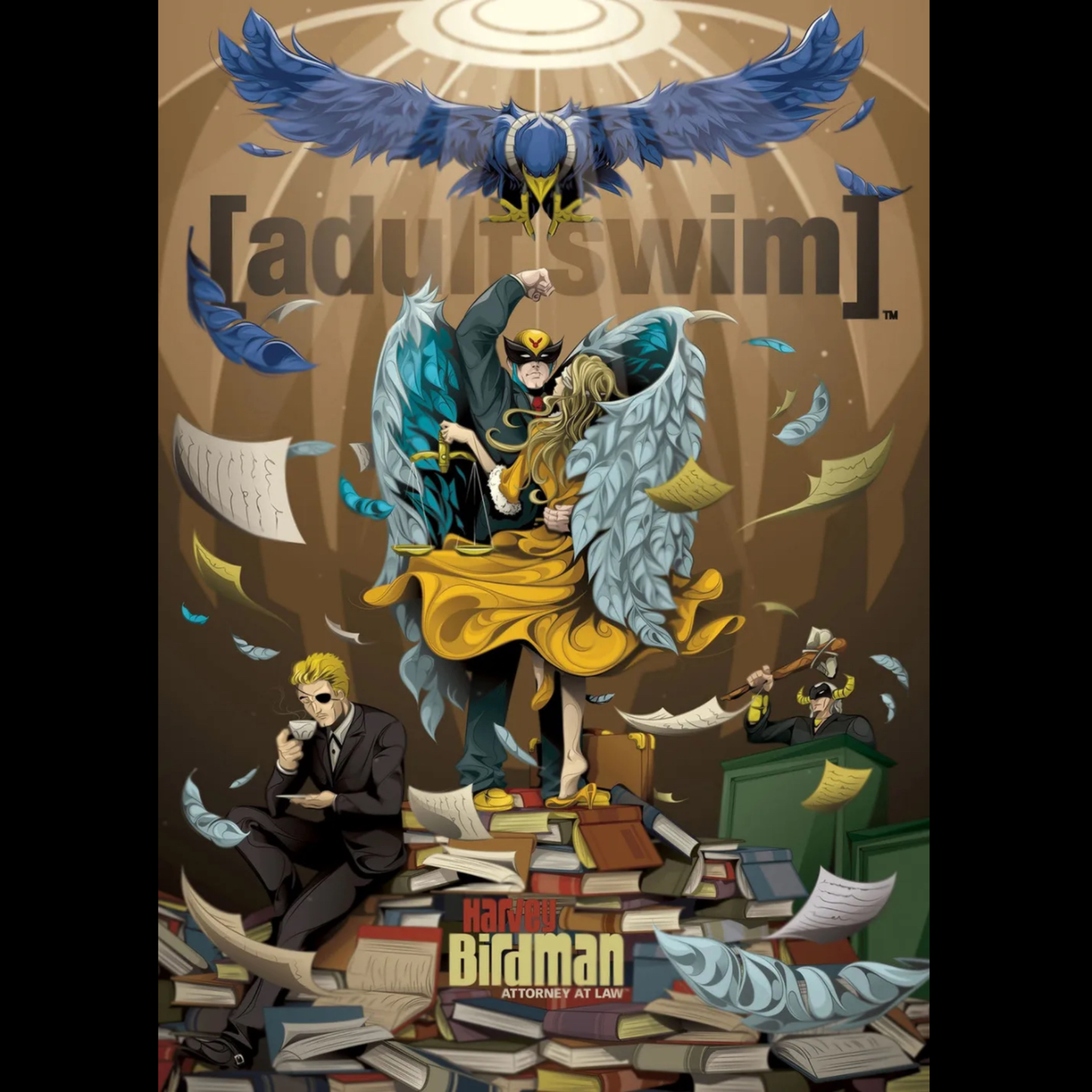 Attorney Harvey, bird at law  episode artwork