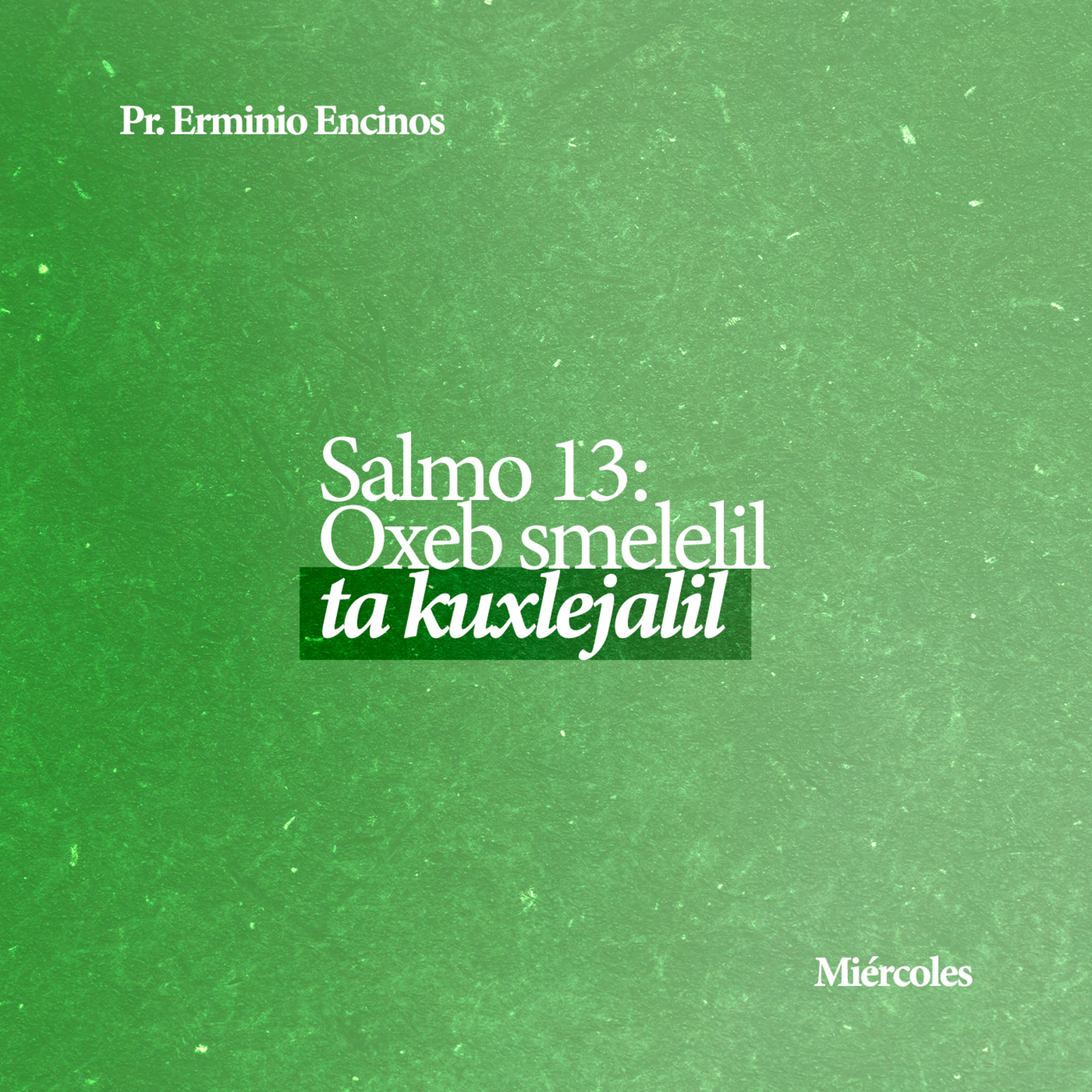 Salmo 13: Oxeb smelelil ta kuxlejalil - Pr. Erminio Encinos