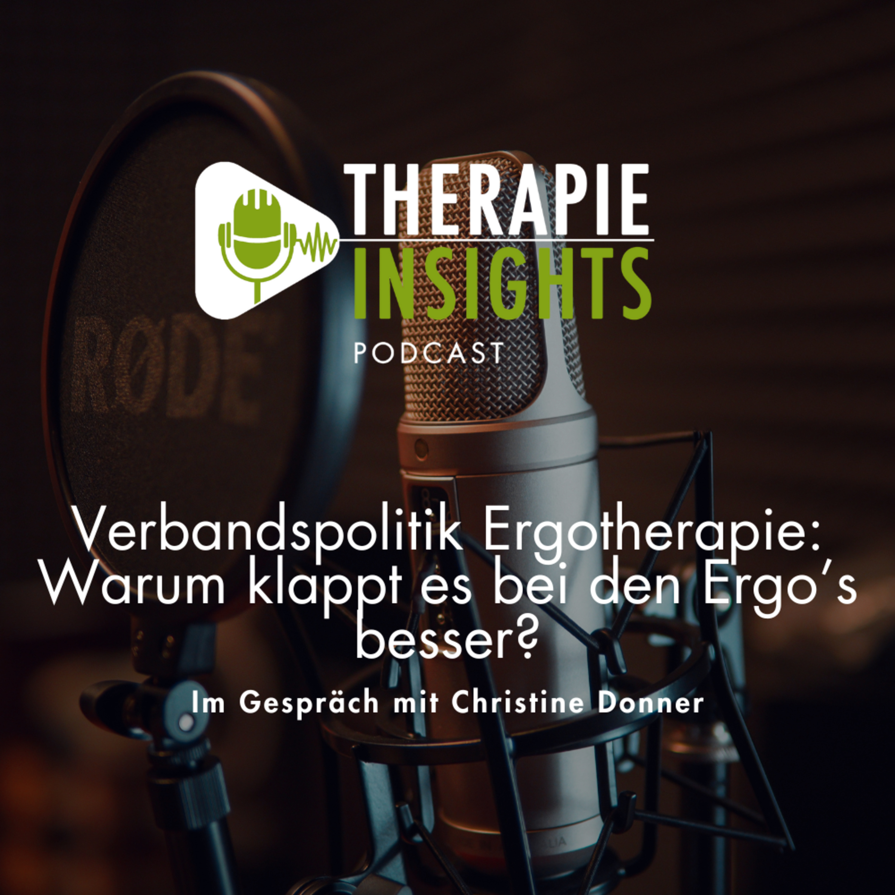 #66 Teil I - Verbandspolitik Ergotherapie: Warum klappt es bei den Ergotherapeuten besser, als in der Physiotherapie - im Gespräch mit BED-Chefin Christine Donner 