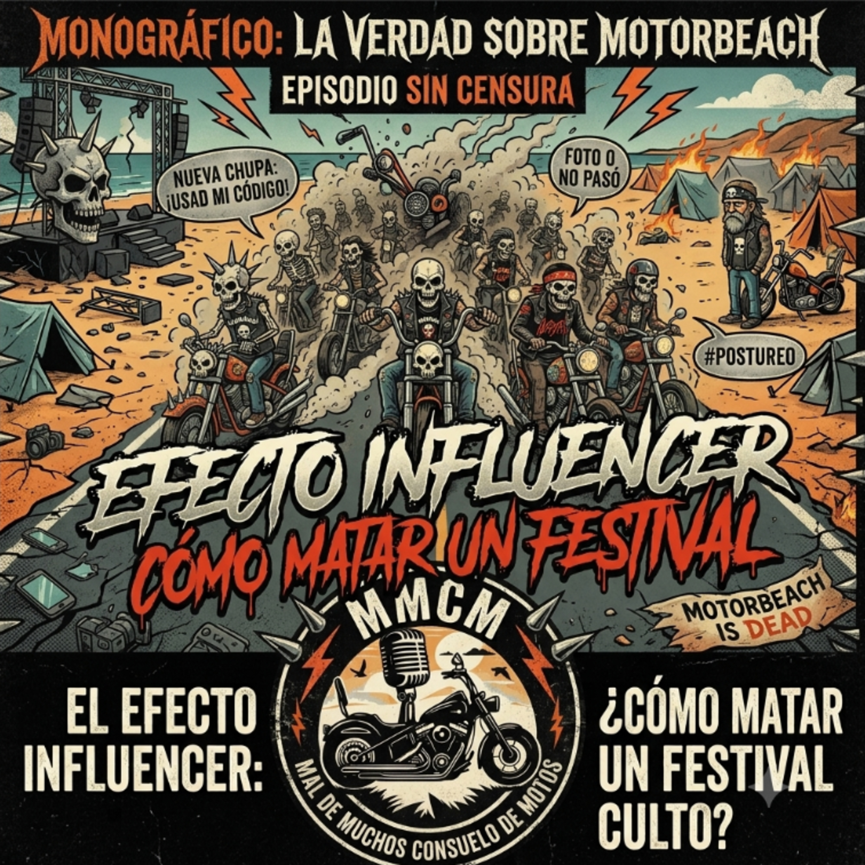 T3 Ruta 105 - Caos en el Motorbeach: Entre la "ciudad sin ley" y la falta de neuronas. episode artwork
