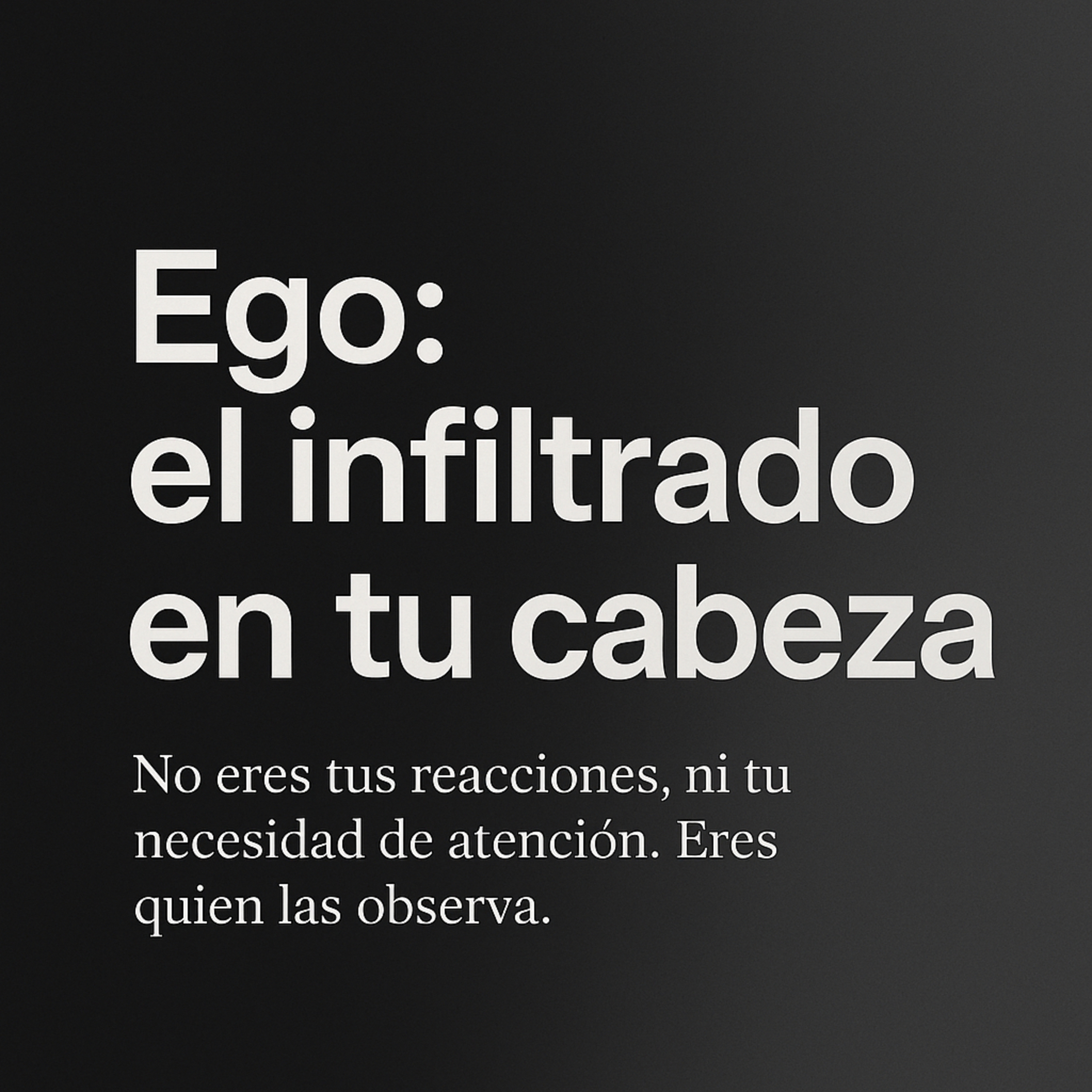 El Lado Oscuro del Orden.