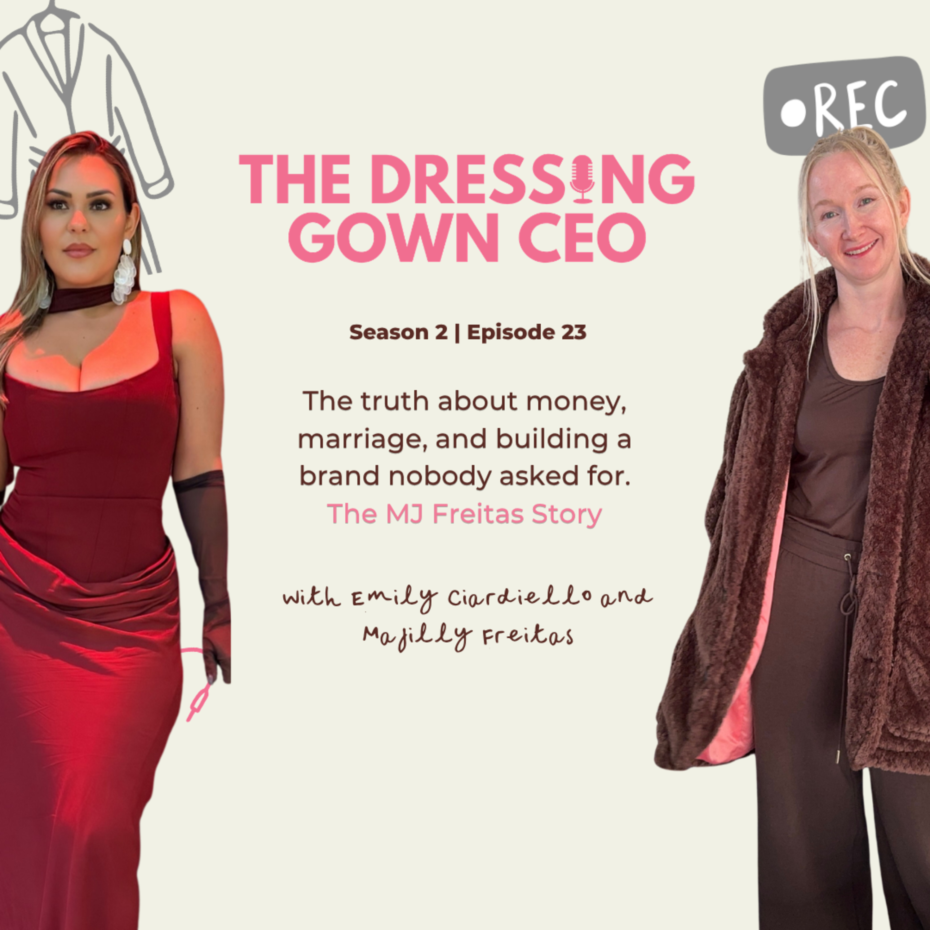 The truth about money, marriage, and building a brand nobody asked for. The MJ Freitas Story episode artwork