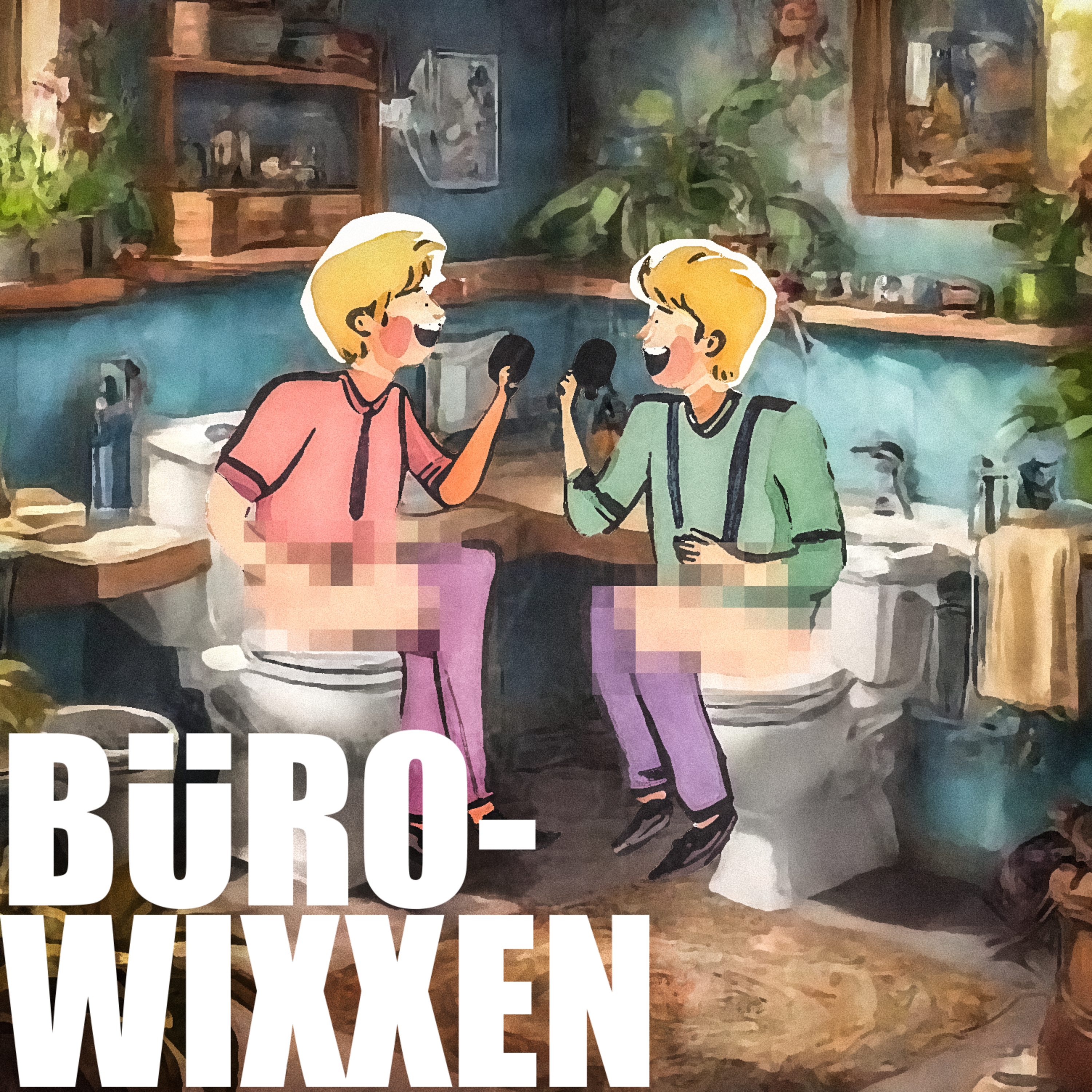 Die Muffen liegen in einem Vorgarten - Bürowixxen #1 episode artwork