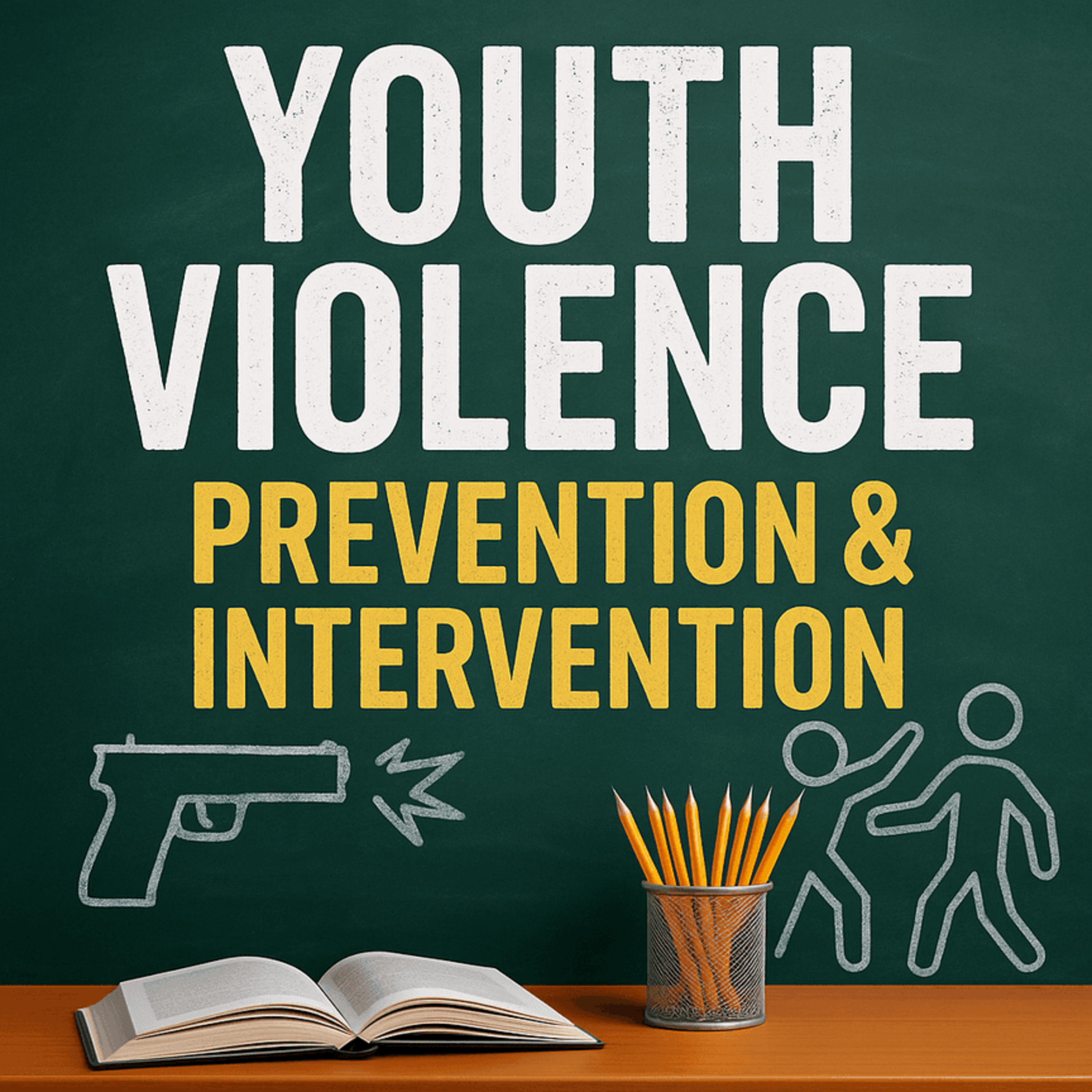 This week's show focuses on youth violence, specifically on violence prevention episode artwork