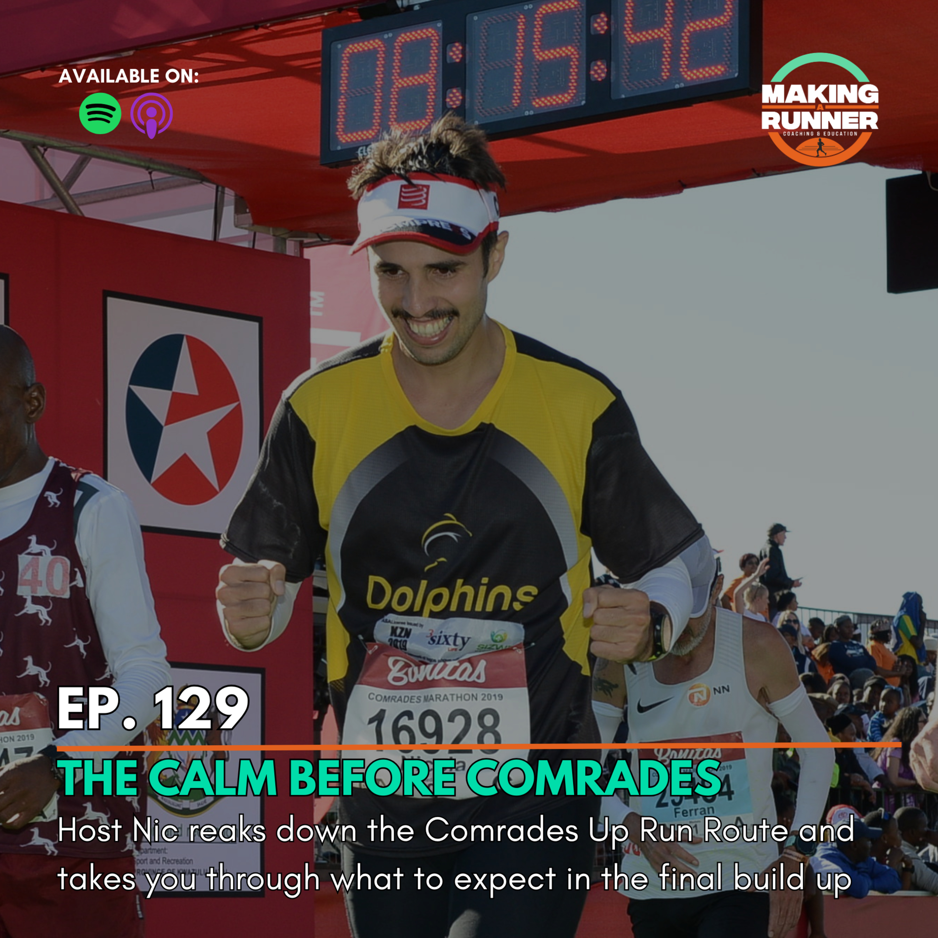 EP. 129 | The Calm Before Comrades: Navigating the Final Weeks with Coach Nic. episode artwork