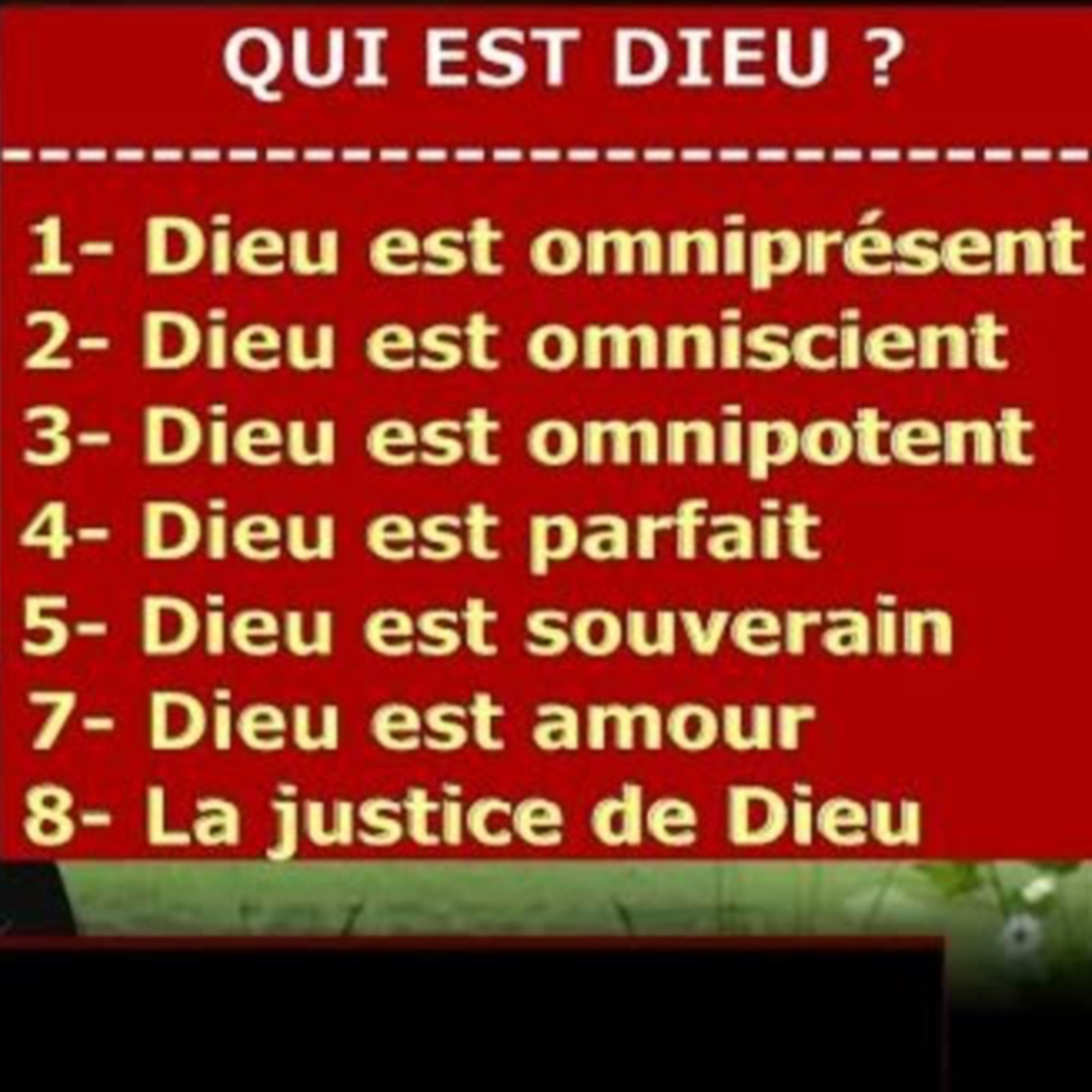 EVB - Les Attributs de Dieu (2/2) - Dieu est Tout Puissant