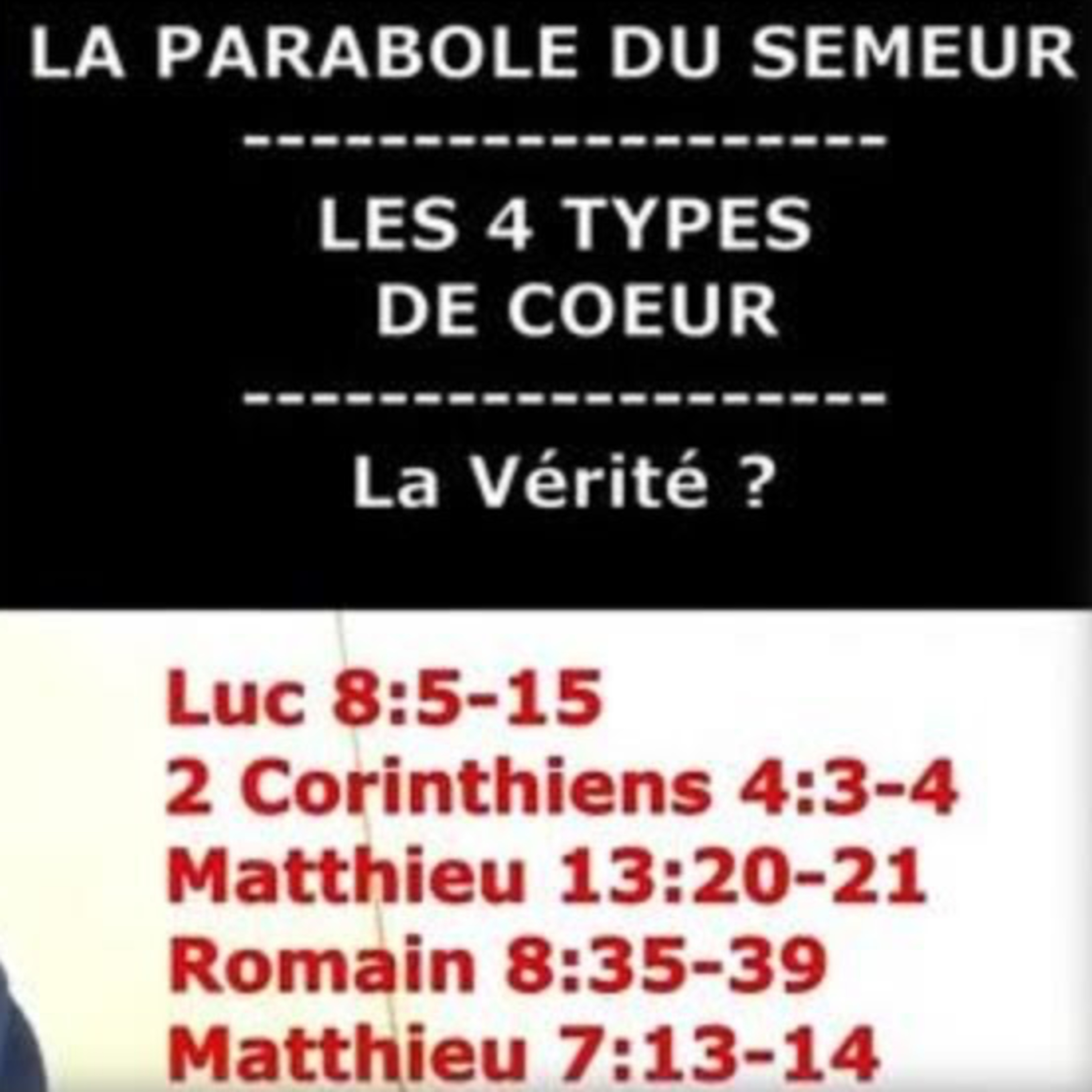 La Parabole du semeur - Le message de Jésus