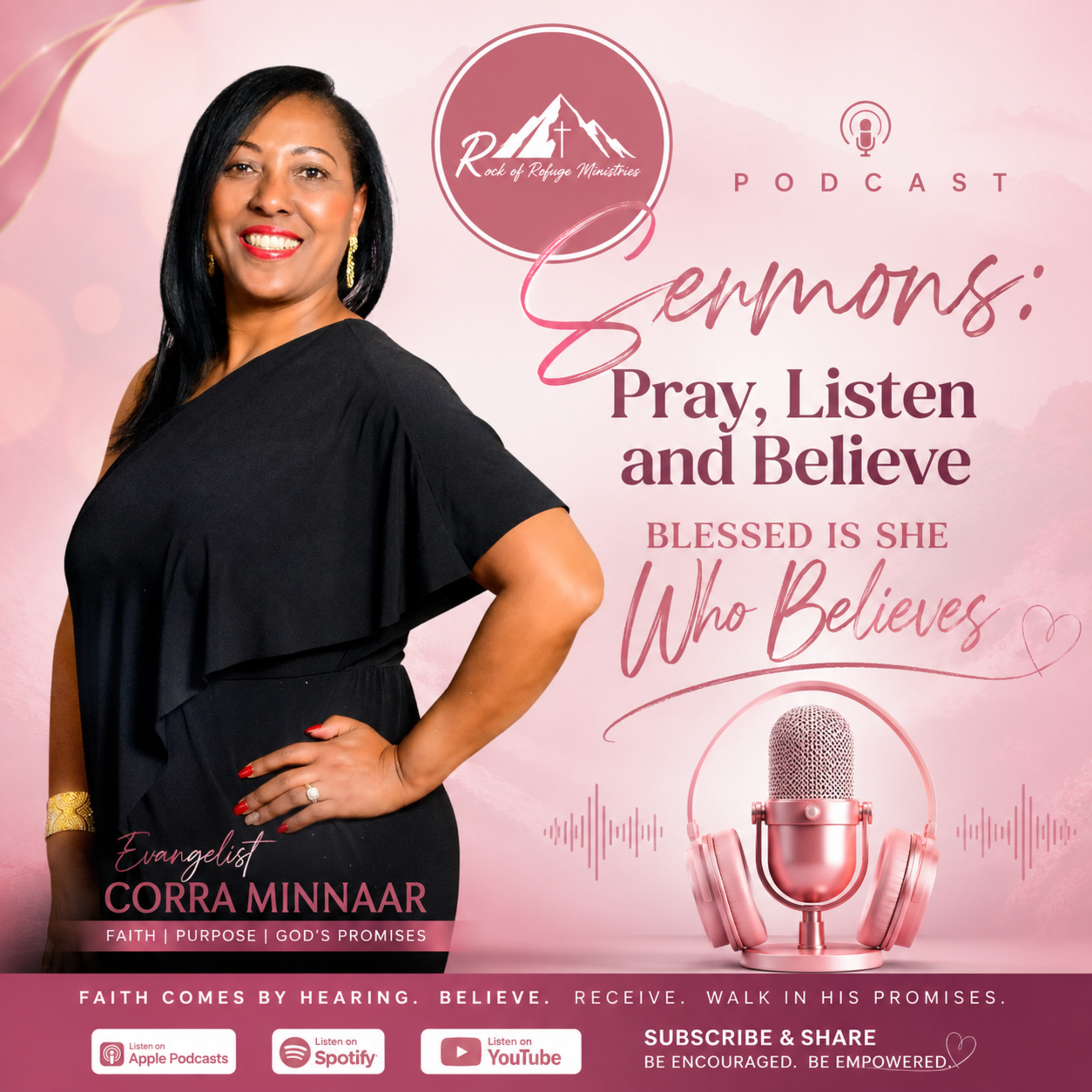 Blessed Is She Who Believes: Pray, Listen and Believe (Evangelist Corra Minnaar) episode artwork