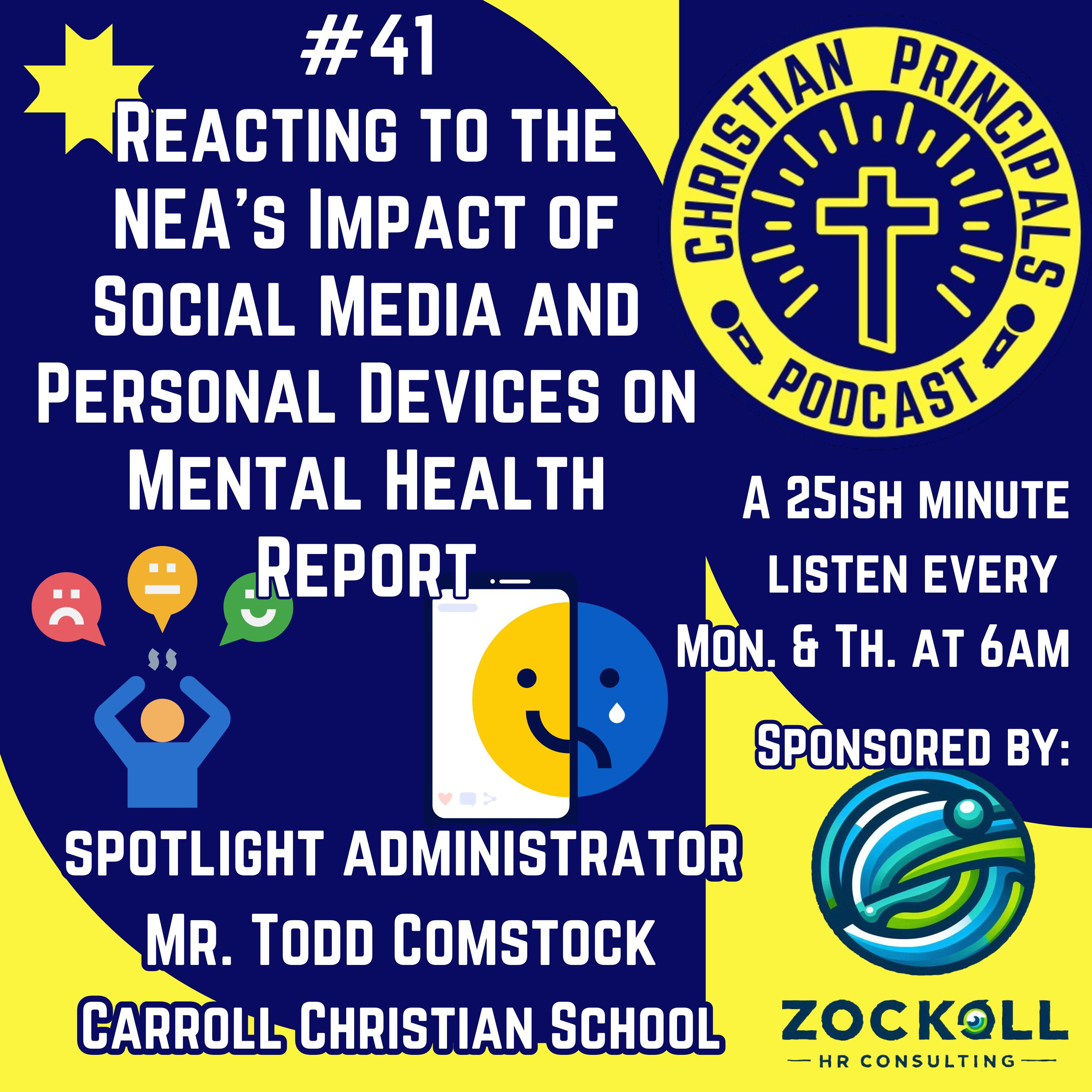 41- Reacting to the NEA’s Impact of Social Media and Personal Devices on Mental Health 8.12.24 Report episode artwork