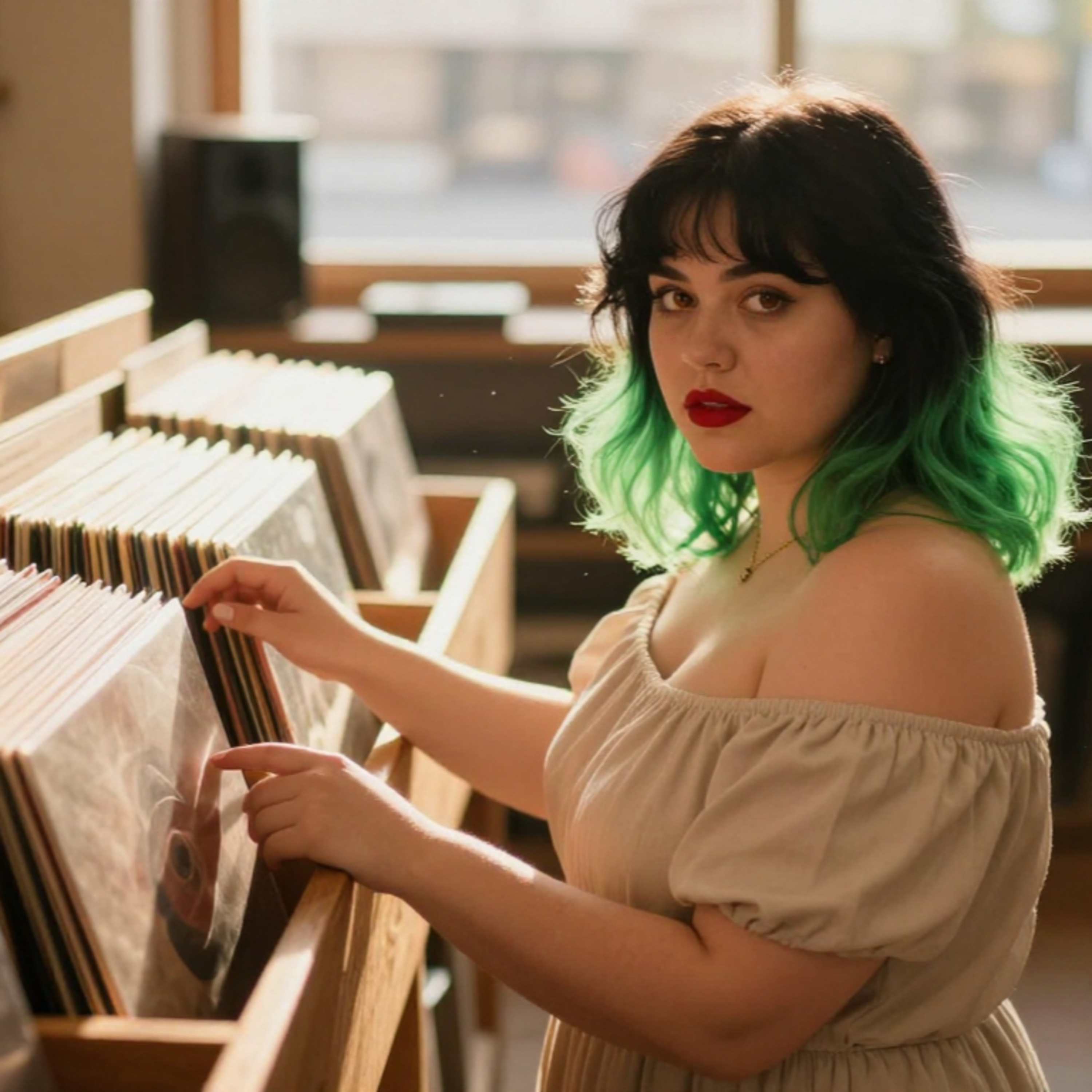 The Record Store Encounter - A Vinyl-Laced MILF Fantasy
