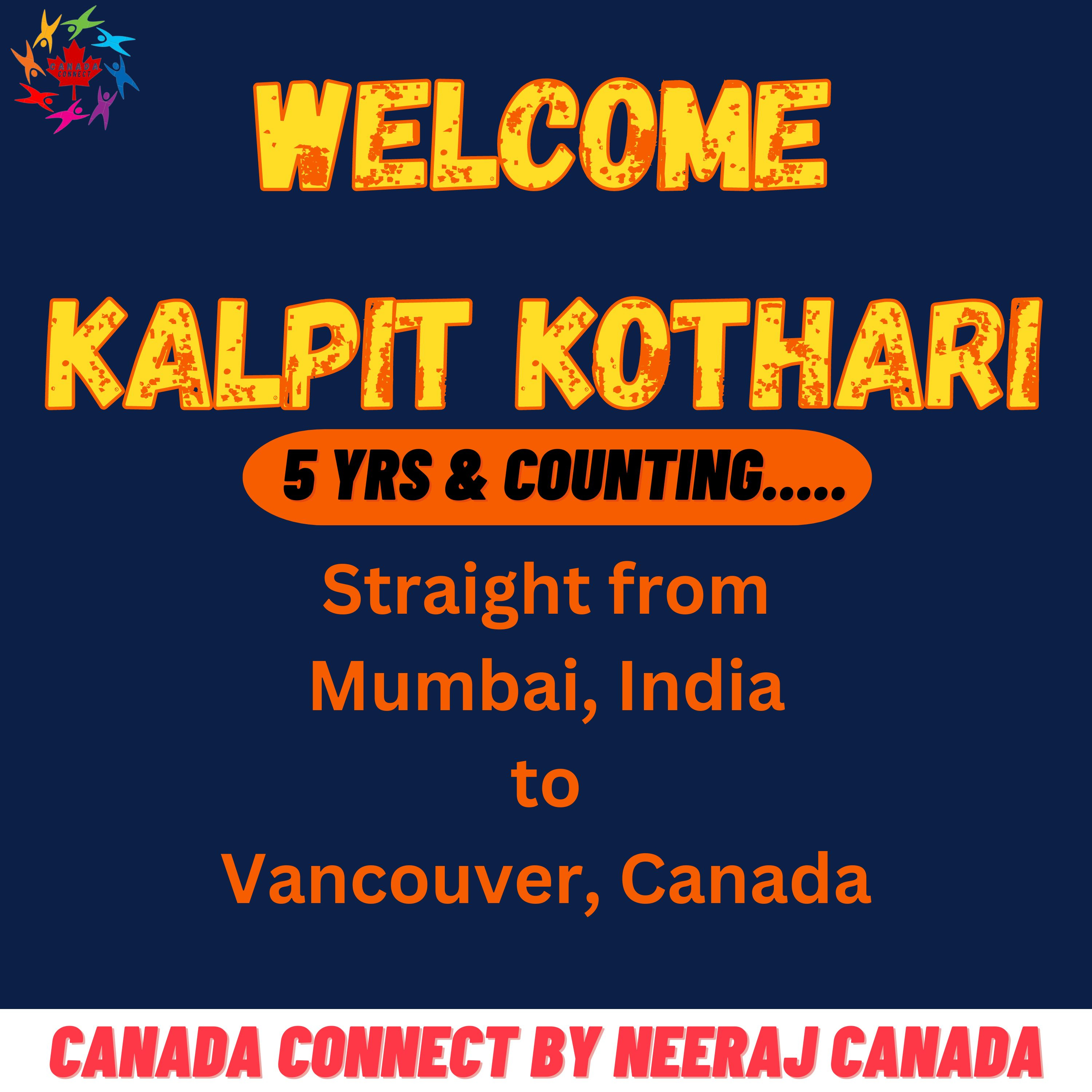 Kalpit Kothari - Mumbai to Vancouver (HINDI) episode artwork
